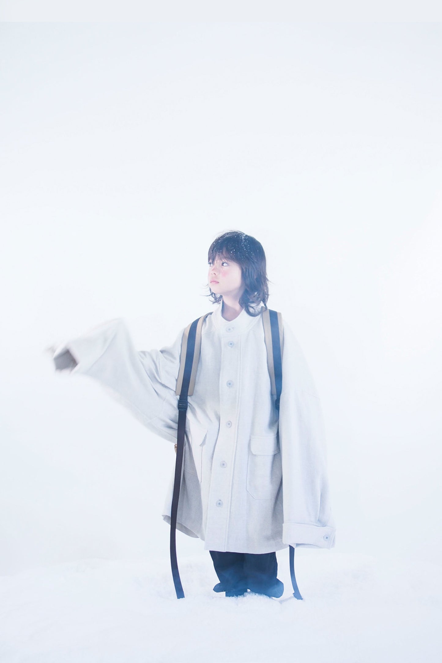 21AW, EH43HBB-07, EDWINA HÖRL HBB STAND-UP COLLAR BLOUSON - AN ISSUE OF FREEDOM, Off White, Edwina Hoerl, エドウィナホール, Edwina Horl, TOYASIDO, Made in Japan, Tokyo, Edwina Hörl, Edwina Hoerl 通販.