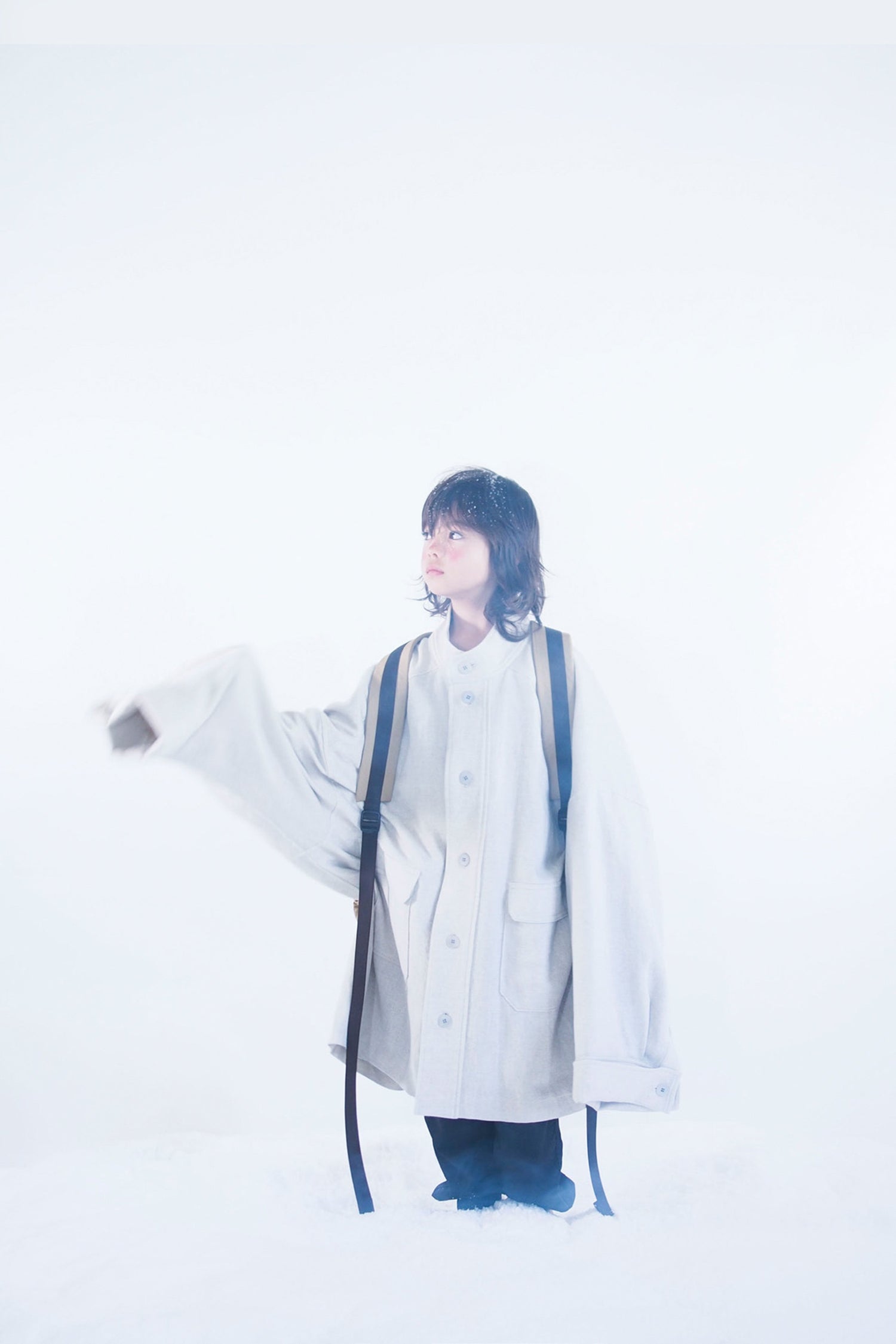 21AW, EH43HBB-07, EDWINA HÖRL HBB STAND-UP COLLAR BLOUSON - AN ISSUE OF FREEDOM, Off White, Edwina Hoerl, エドウィナホール, Edwina Horl, TOYASIDO, Made in Japan, Tokyo, Edwina Hörl, Edwina Hoerl 通販.