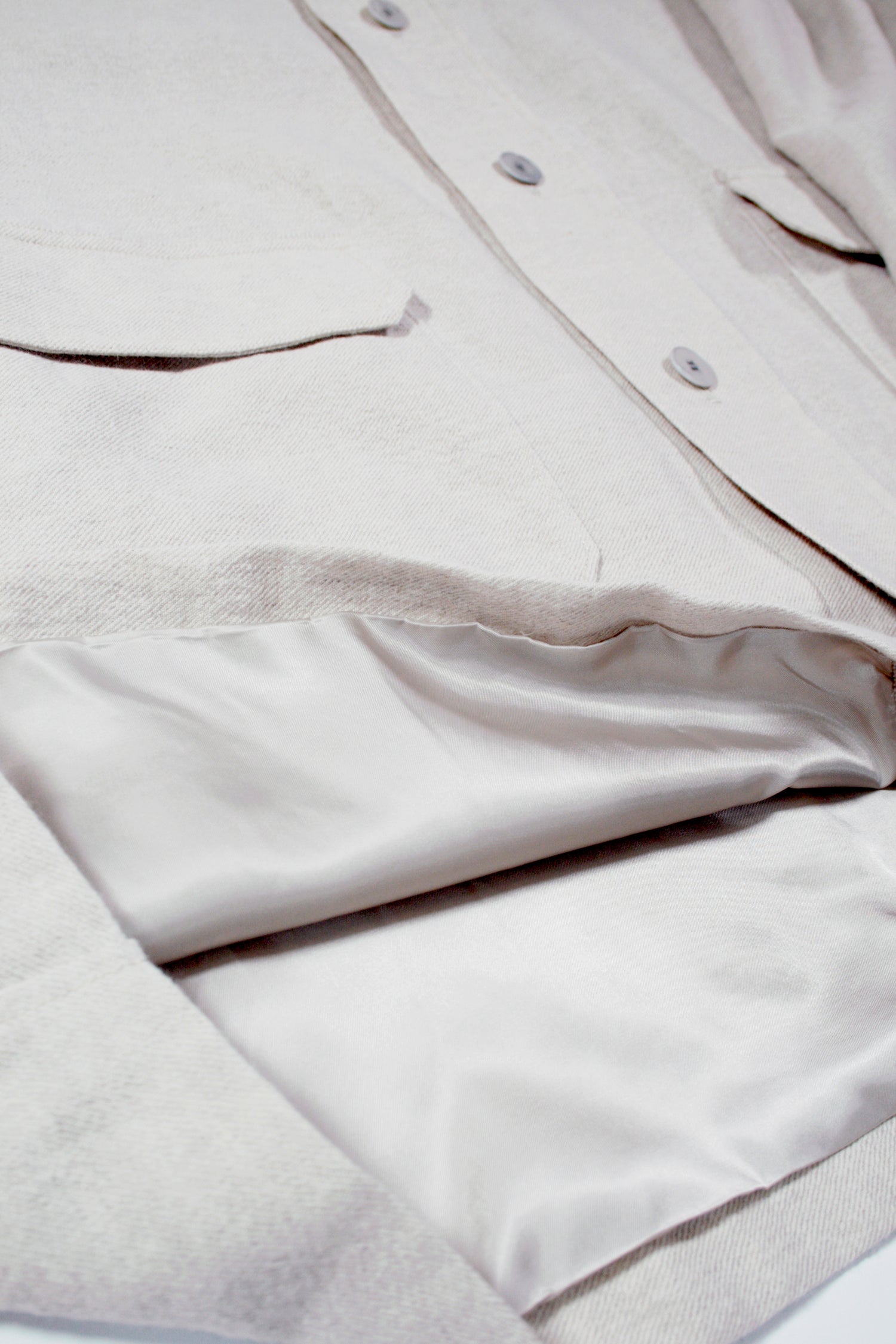 21AW, EH43HBB-07, EDWINA HÖRL HBB STAND-UP COLLAR BLOUSON - AN ISSUE OF FREEDOM, Off White, Edwina Hoerl, エドウィナホール, Edwina Horl, TOYASIDO, Made in Japan, Tokyo, Edwina Hörl, Edwina Hoerl 通販.