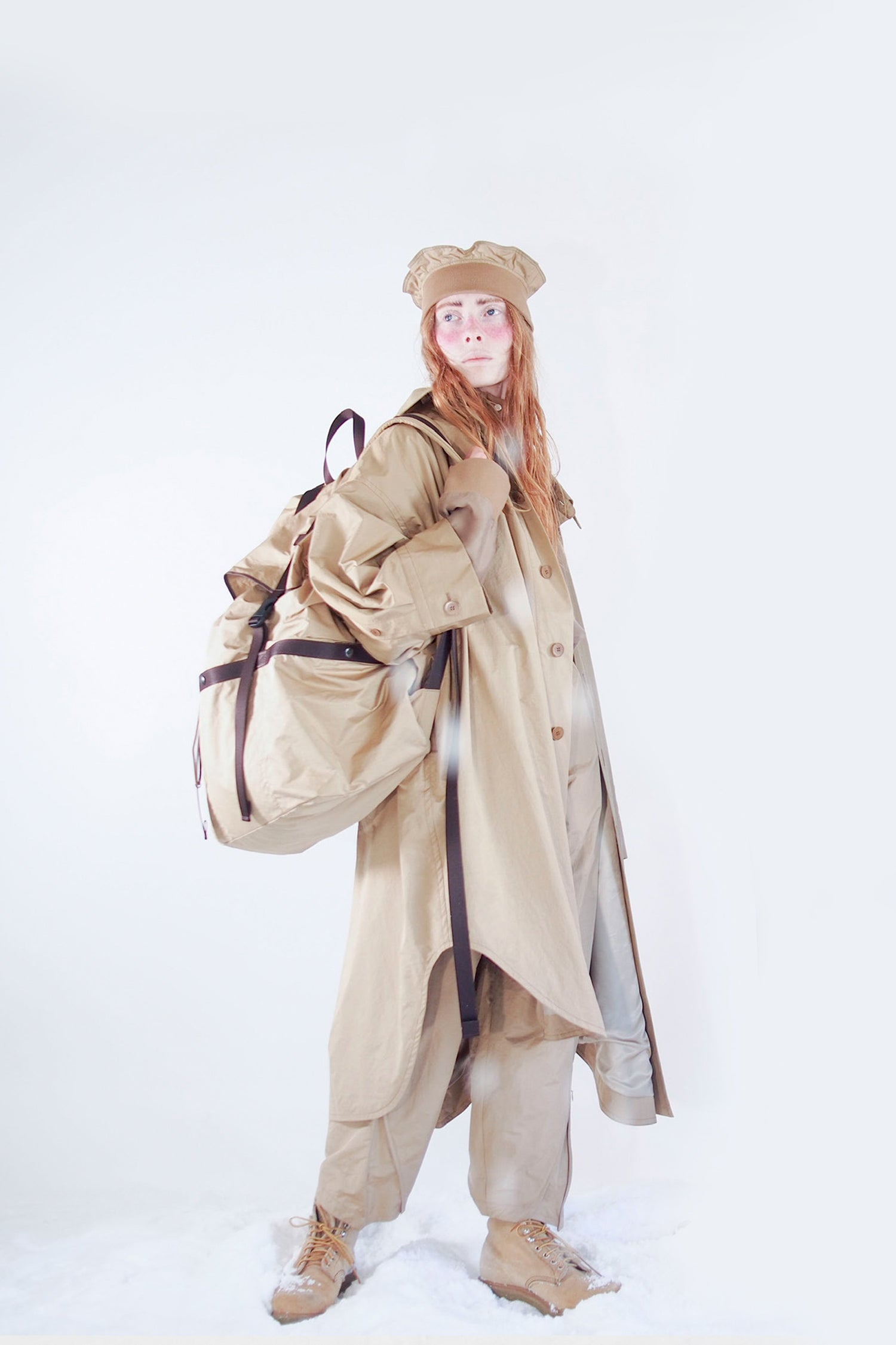 21AW, EH43HBB-02, EDWINA HÖRL HBB BASTARD COAT, Beige, エドウィナホール, Edwina Hoerl, Edwina Horl, Made in Japan, TOYASIDO, Tokyo, 通販. Eewina Hörl (エドウィナホール) / Edwina Horl / Edwina Hoerl を取扱う正規通販ストアTOYASIDO。