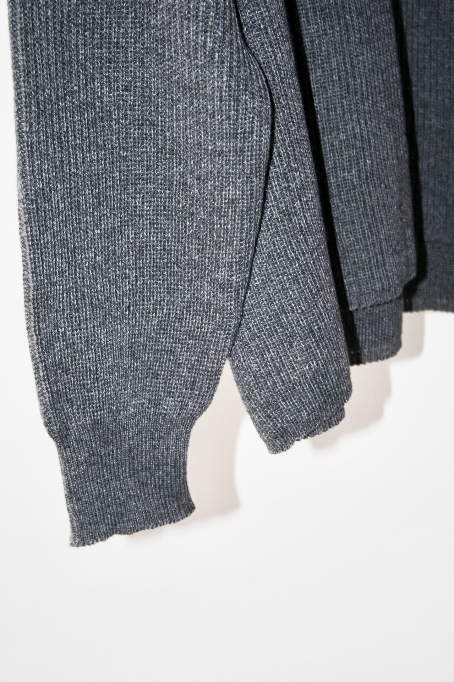 O PROJECT SOFT LAMBSWOOL COTTON 1PLY KNITTED TURTLE NECK KNITWEAR