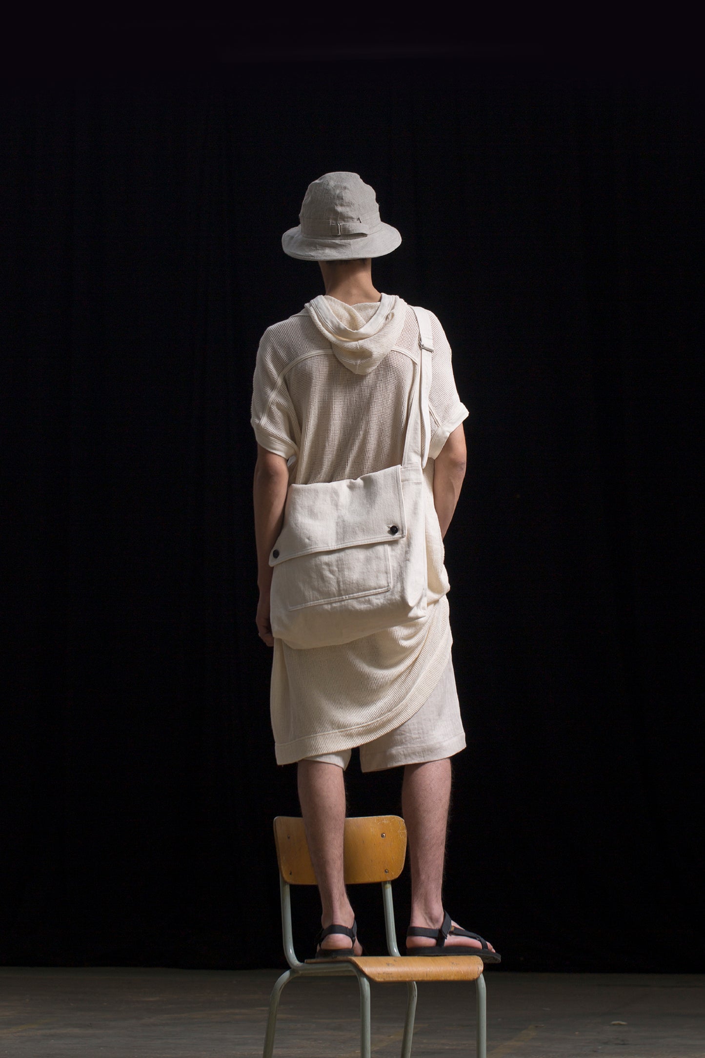 O PROJECT ORGANIC SELVEDGE DENIM CARRIER BAG - KINARI