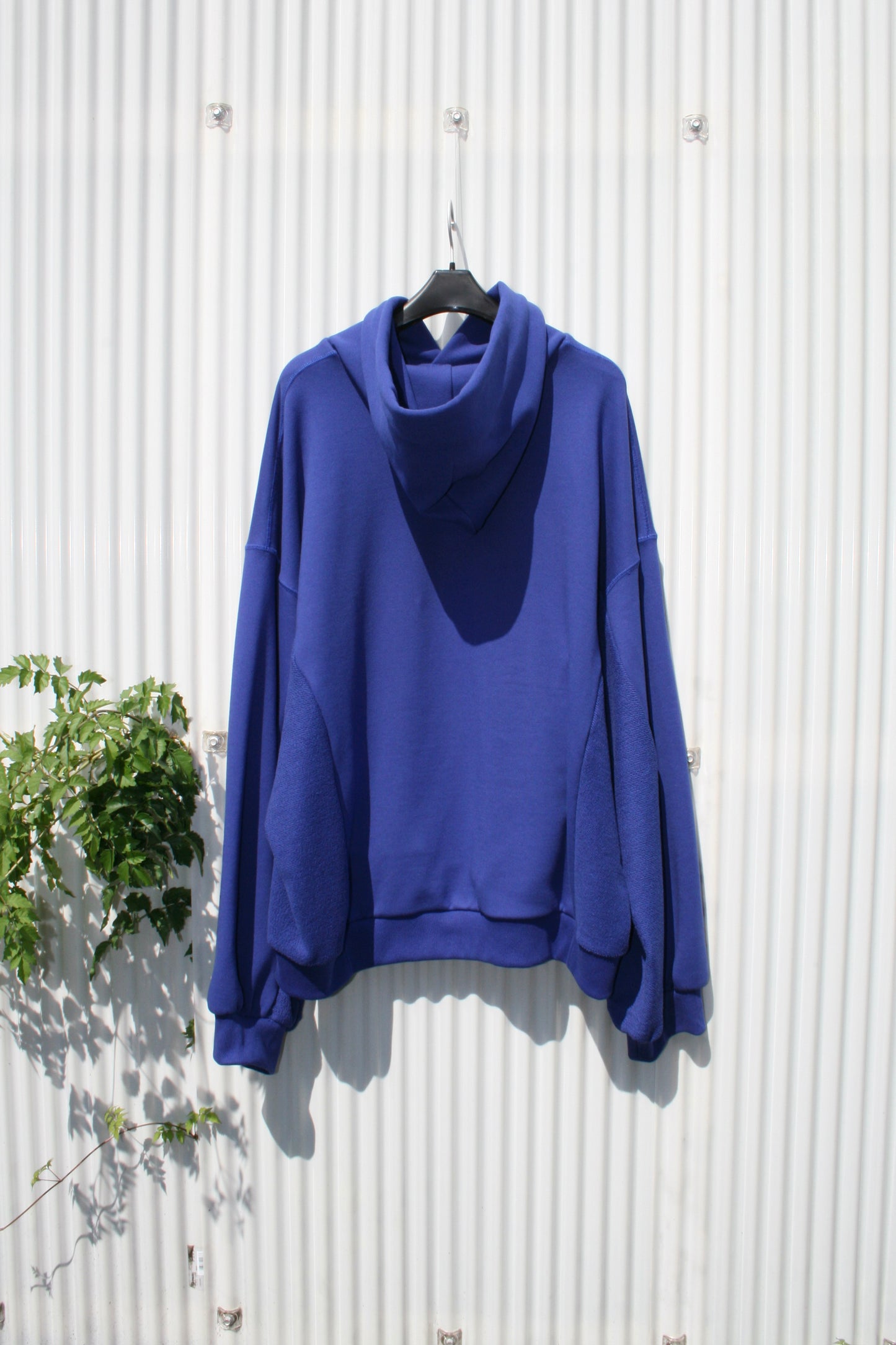 MY BEAUTIFUL LANDLET 30/7 FLEECY FABRIC BIG HOODIE - BLUE