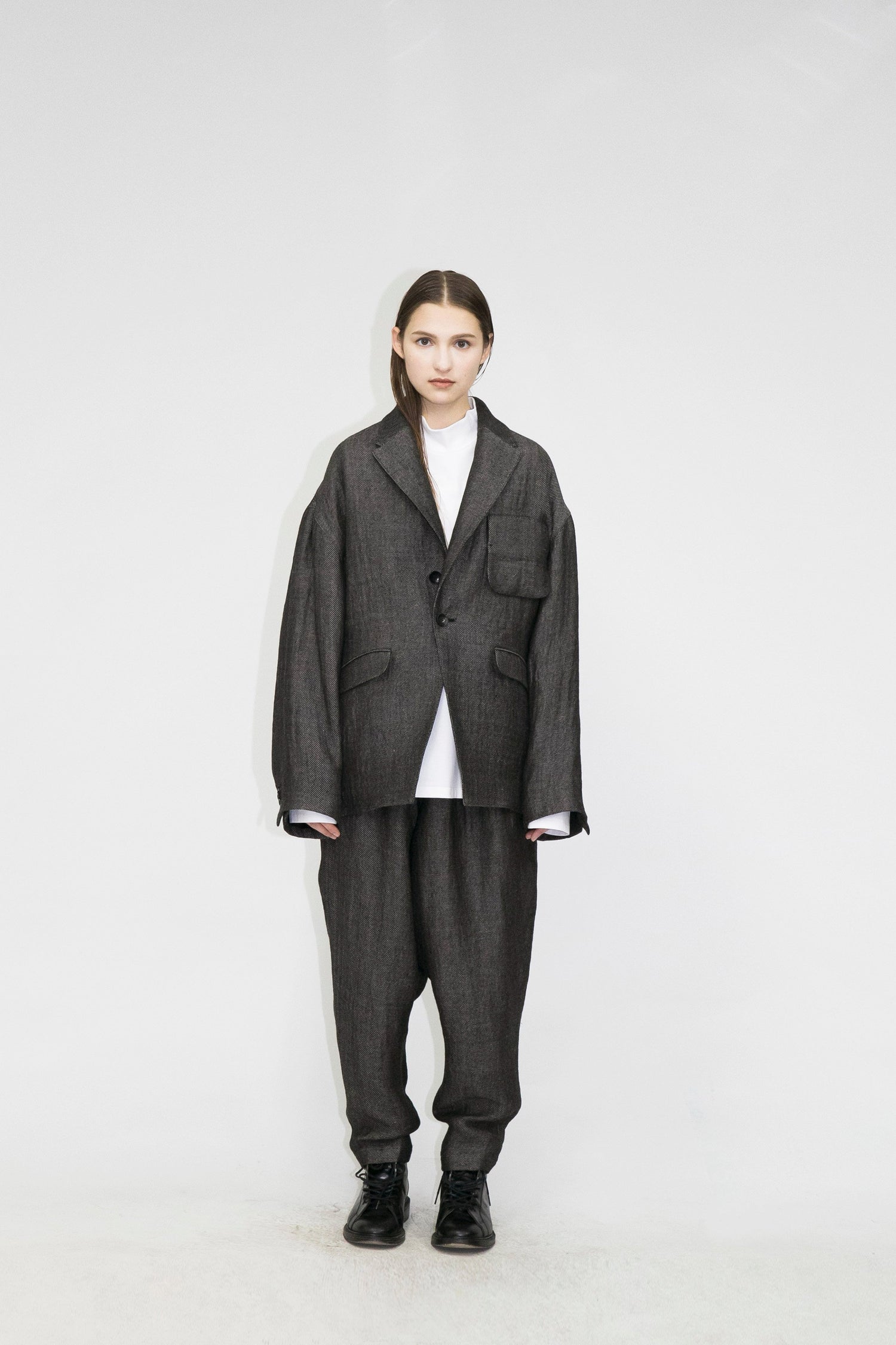 21AW, WM11-PT212113, MY BEAUTIFUL LANDLET WOOL LINEN PANTS - BEIGEmy beautiful landlet (マイビューティフルランドレット) を取扱う正規通販ストアTOYASIDO。