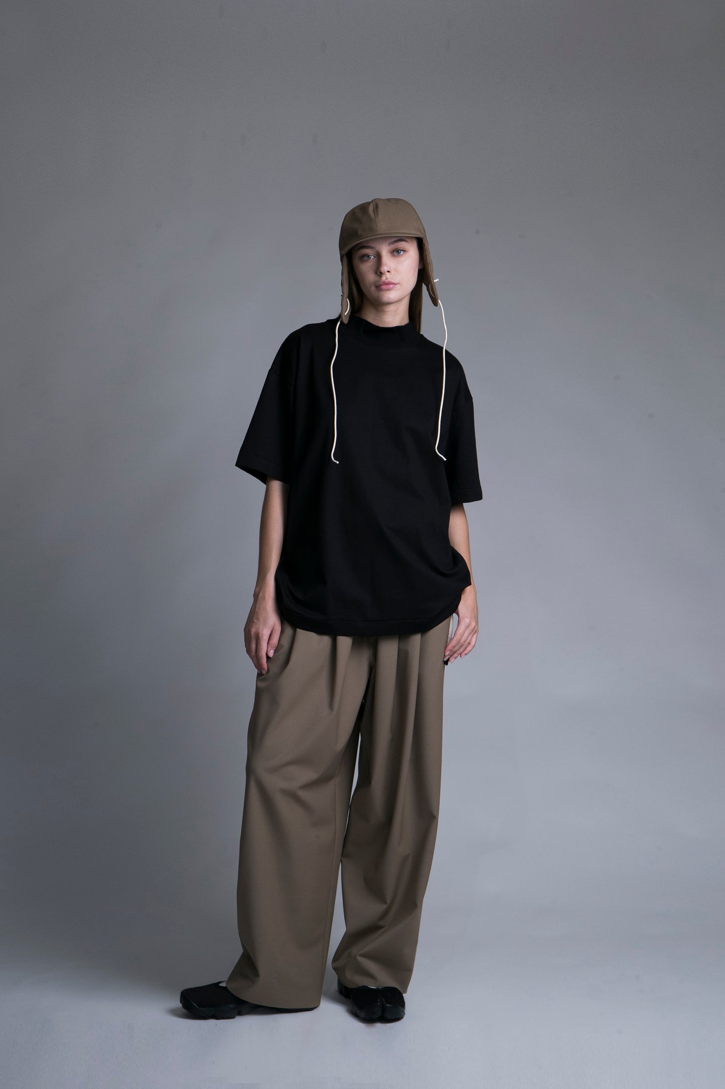 MY BEAUTIFUL LANDLET MERCERIZATION JERSEY HIGH NECK TEE