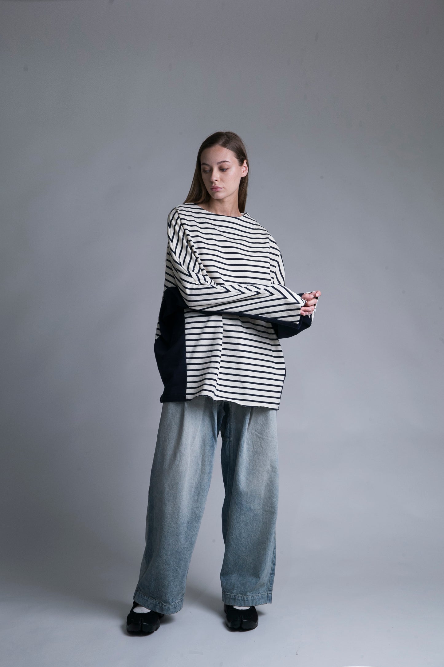 MY BEAUTIFUL LANDLET BASQUE BORDER L/S TEE