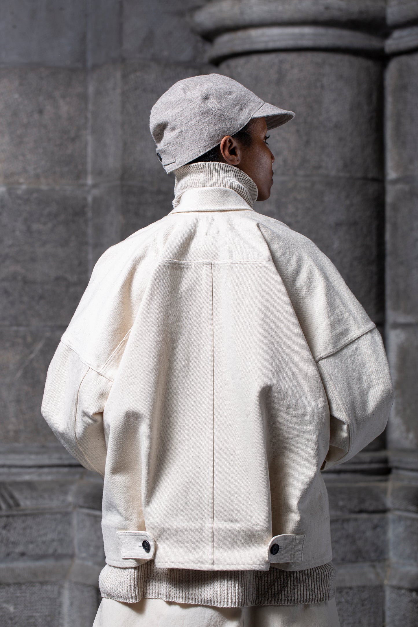 O PROJECT ORGANIC SELVEDGE DENIM WORKWEAR JACKET - KINARI