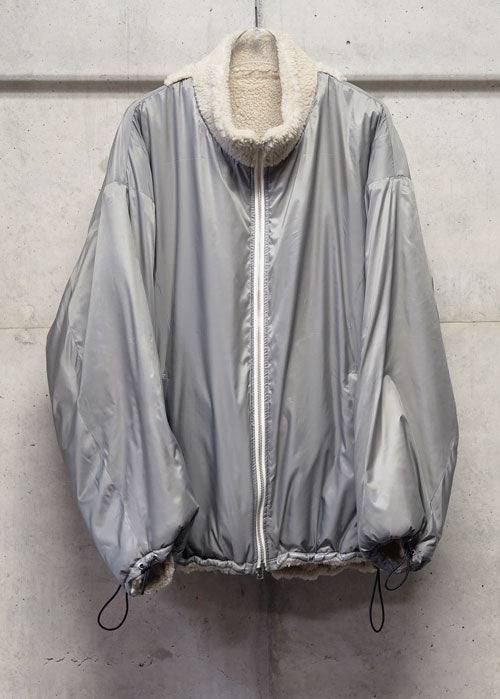 VOAAOV TOSCANA BOA JACKET - BEIGE