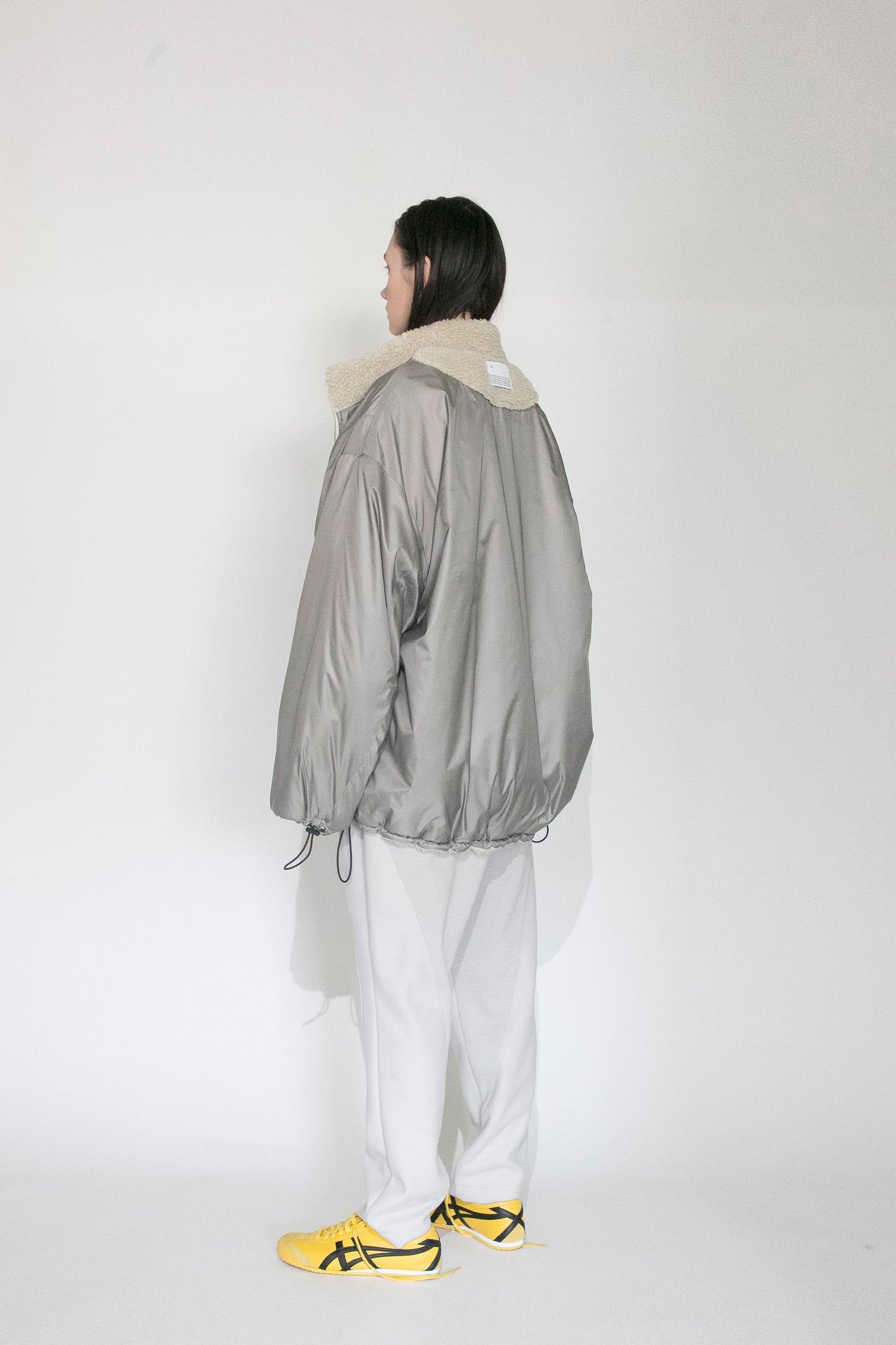 VOAAOV TOSCANA BOA JACKET - BEIGE