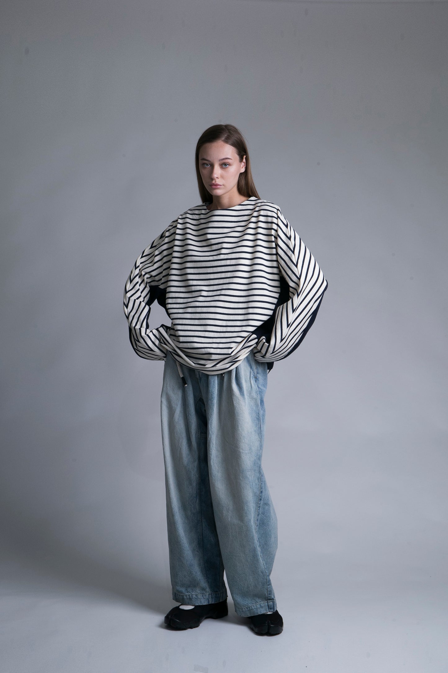 MY BEAUTIFUL LANDLET BASQUE BORDER L/S TEE