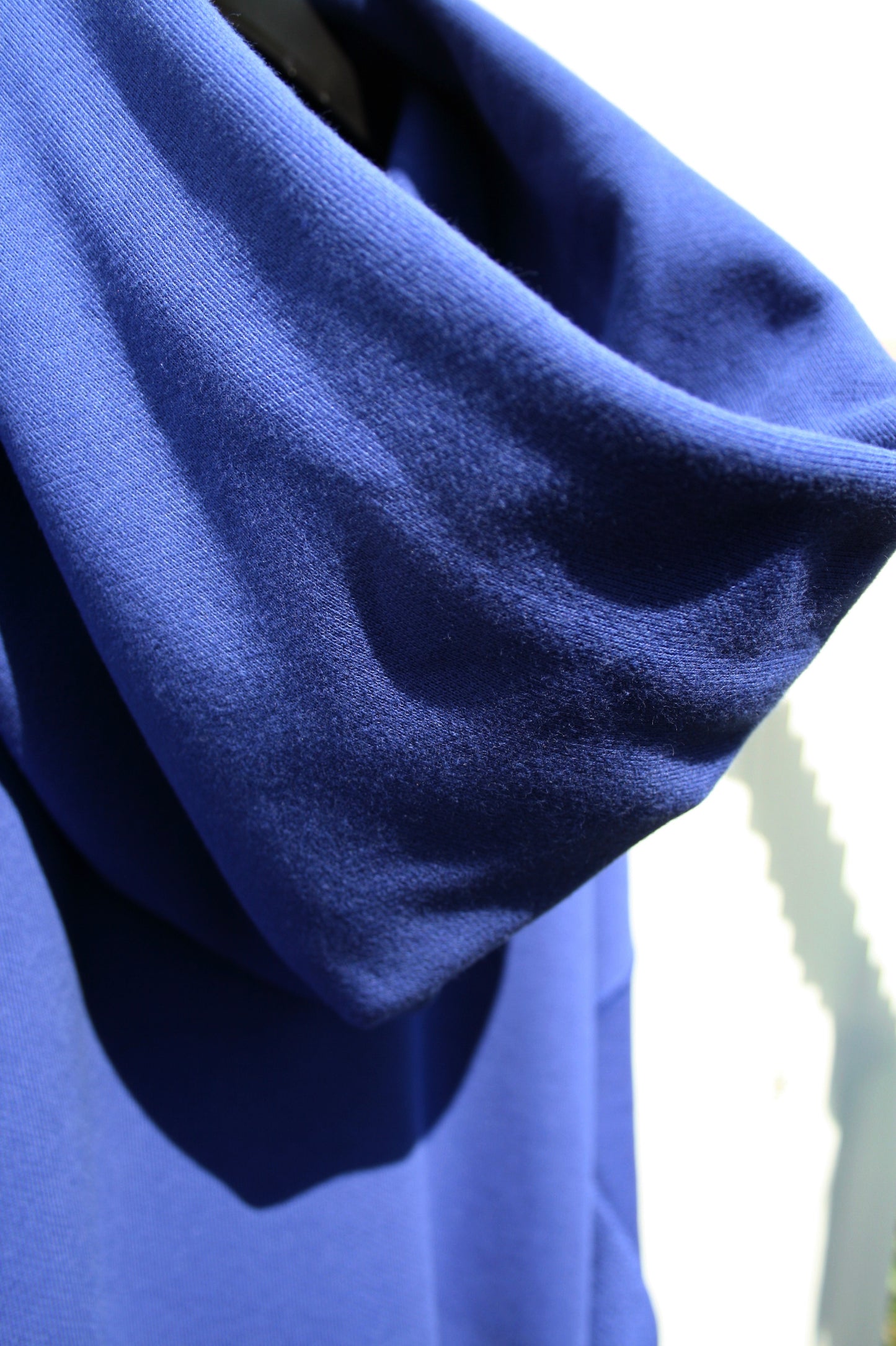 MY BEAUTIFUL LANDLET 30/7 FLEECY FABRIC BIG HOODIE - BLUE
