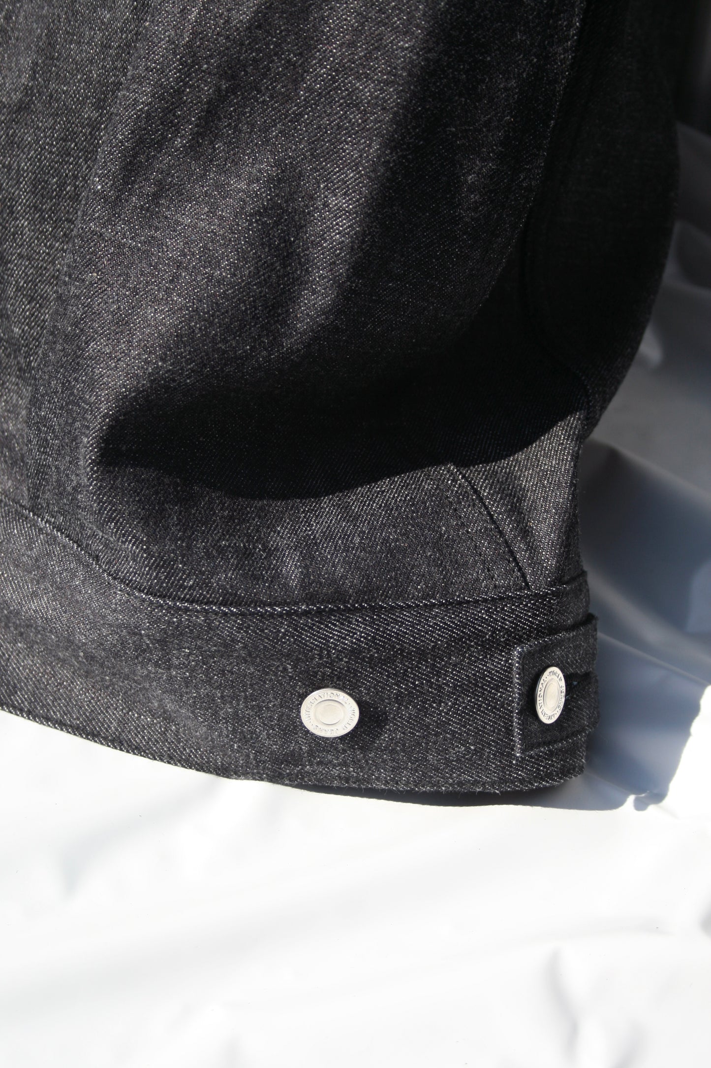 VOAAOV OVERSIZED DENIM JACKET - INDIGO