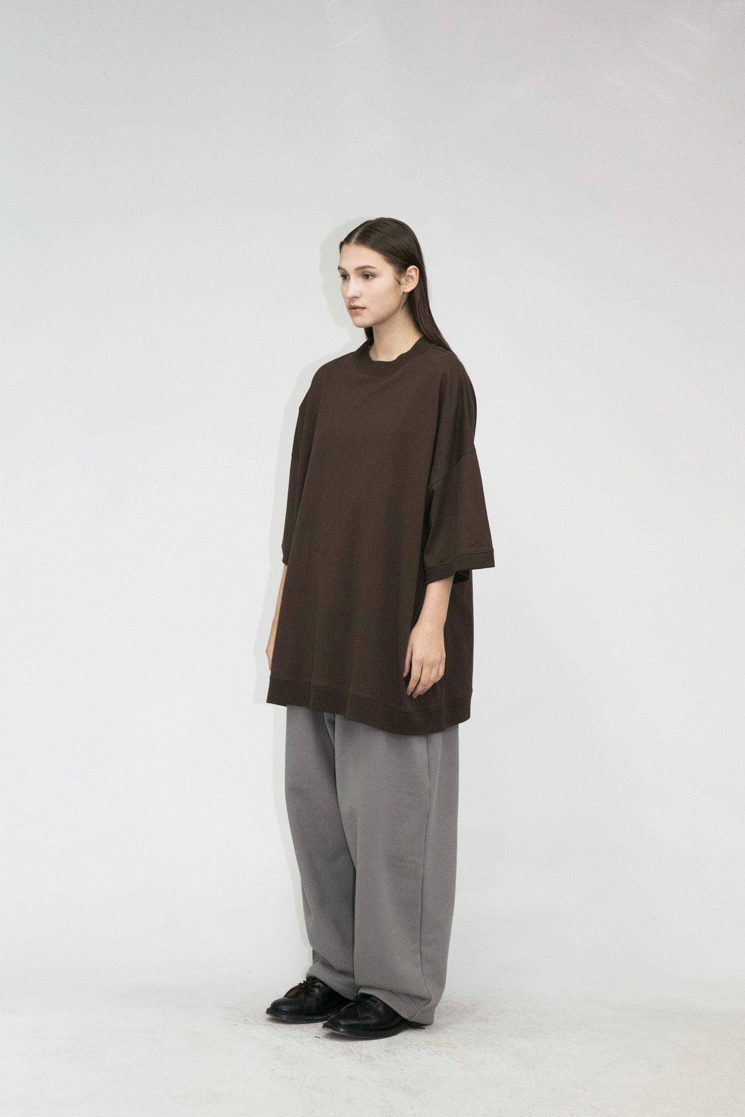 2021AW, WM16-CS212161, MY BEAUTIFUL LANDLET SUPER BASIC JERSEY OVERSIZED TEE, Brown, made in Japan, TOYASIDO, トヤシド,  通販.