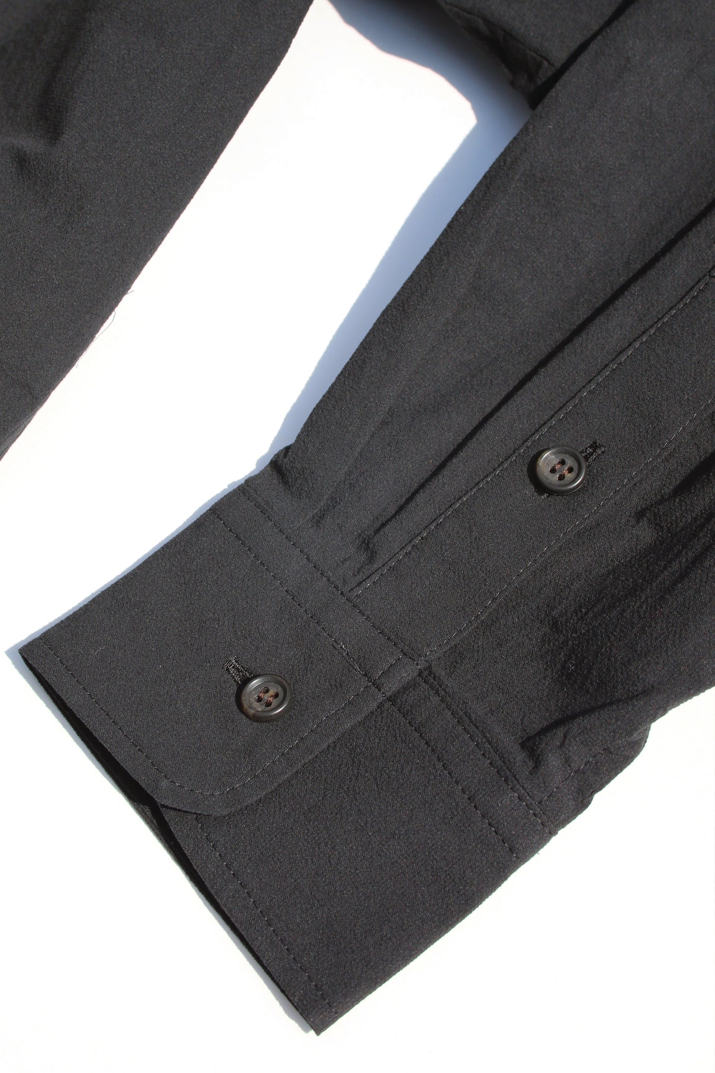 BASISBROEK RONSE L/S SHIRT - BLACK