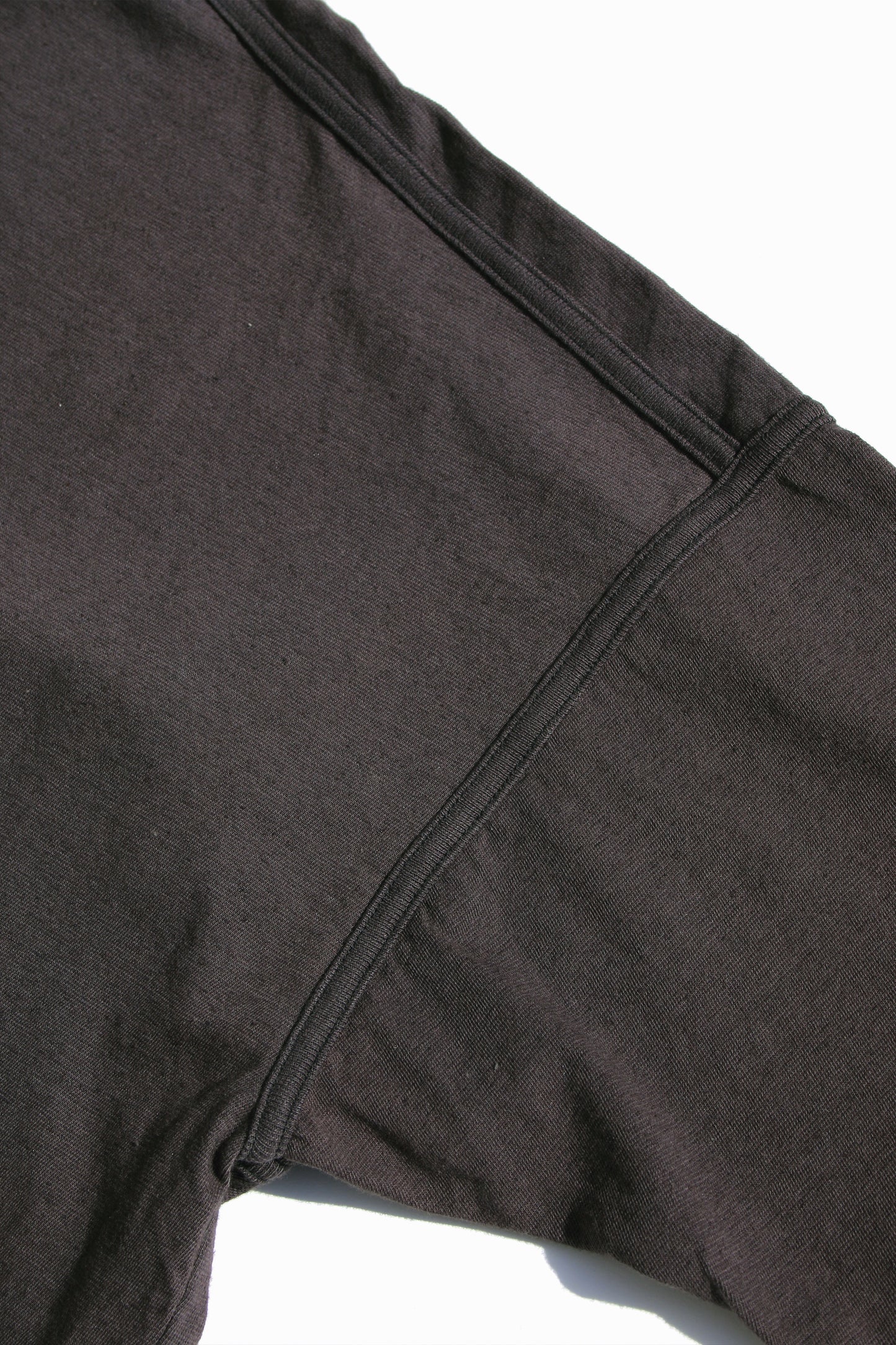 O PROJECT HEMP COTTON JERSEY LS TEE - BLACK