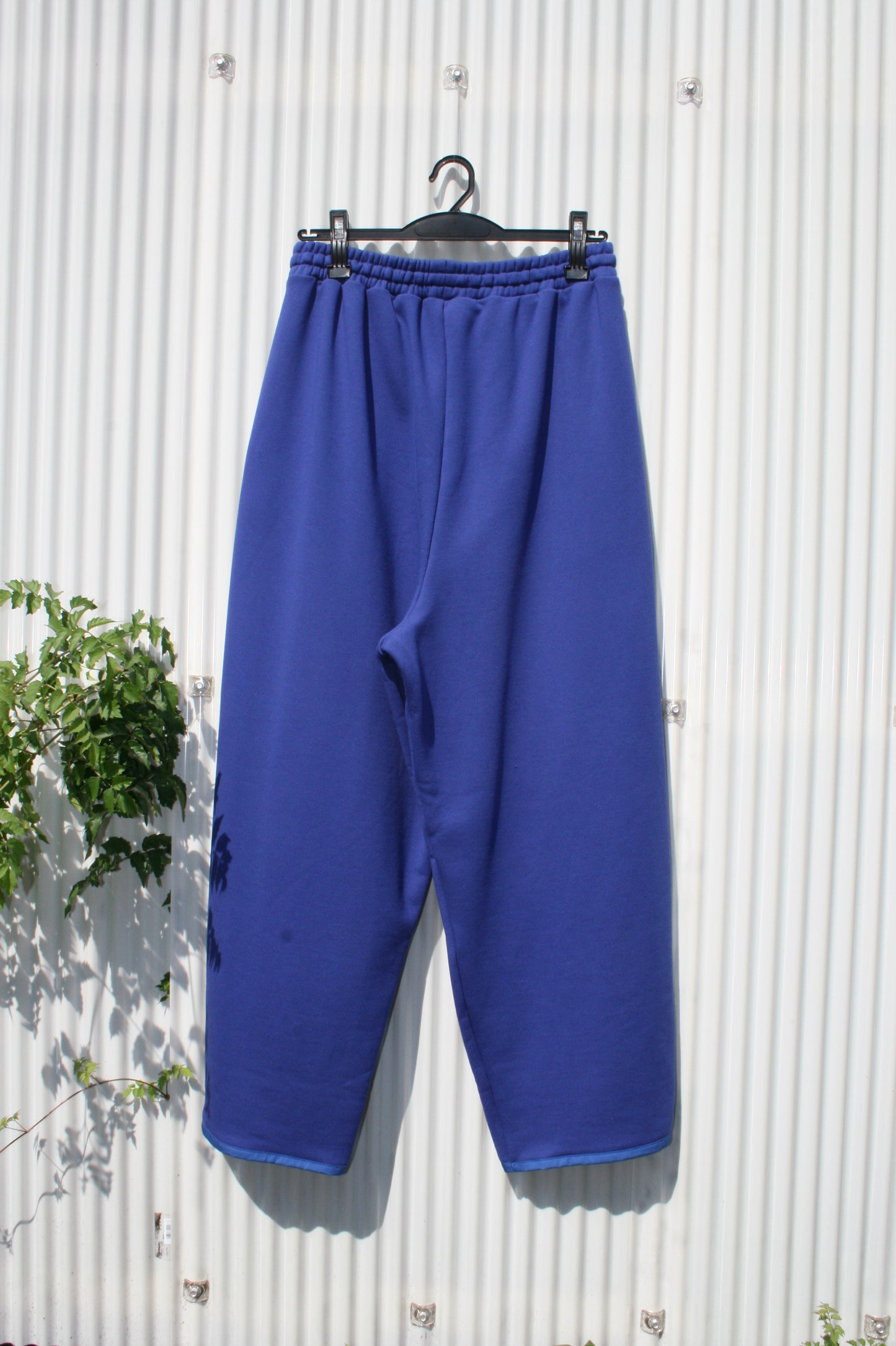 MY BEAUTIFUL LANDLET 30/7 FLEECY FABRIC BIG SWEAT PANTS - BLUE