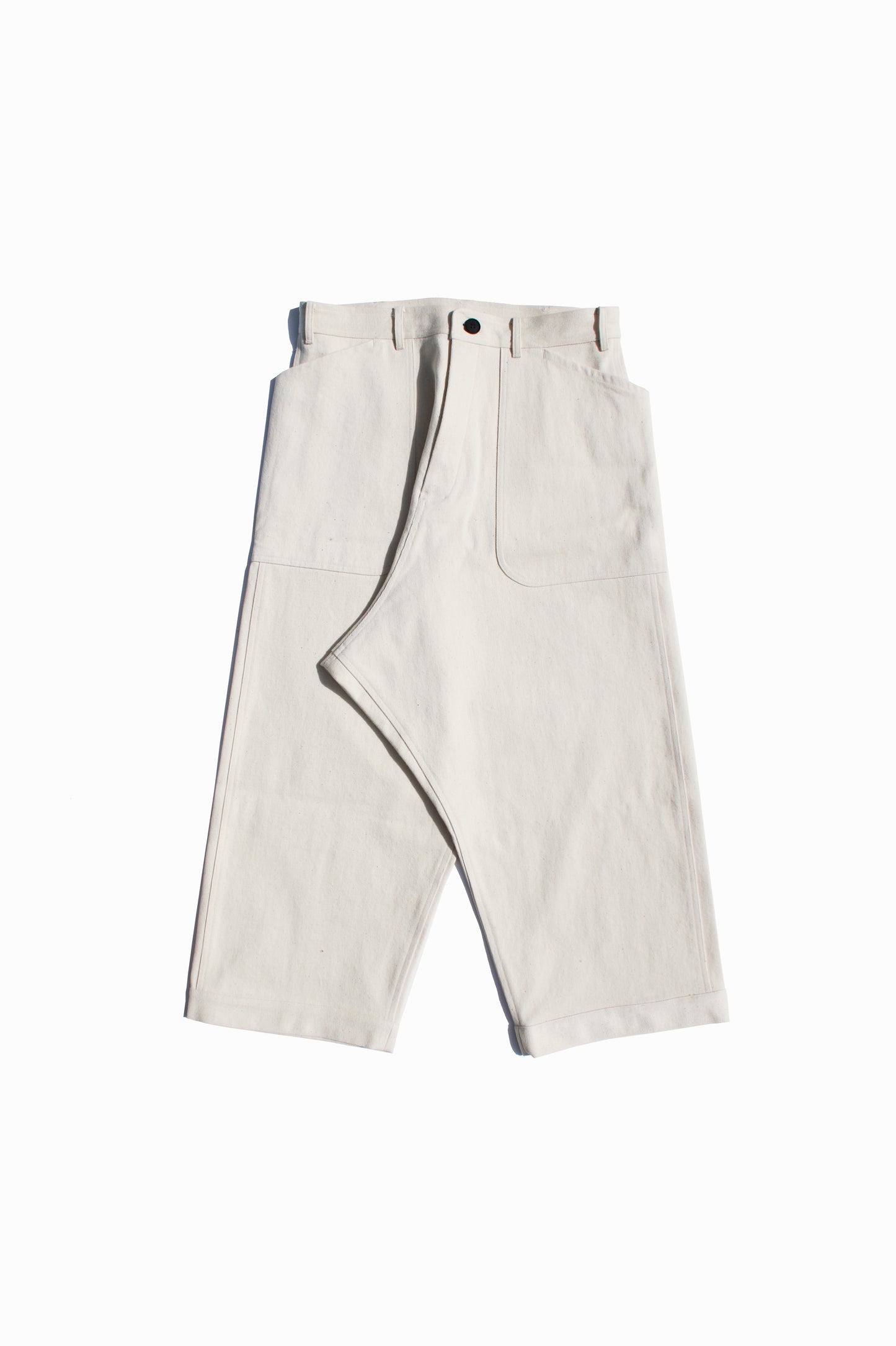 O PROJECT ORGANIC SELVEDGE DENIM WIDE TROUSERS - KINARI