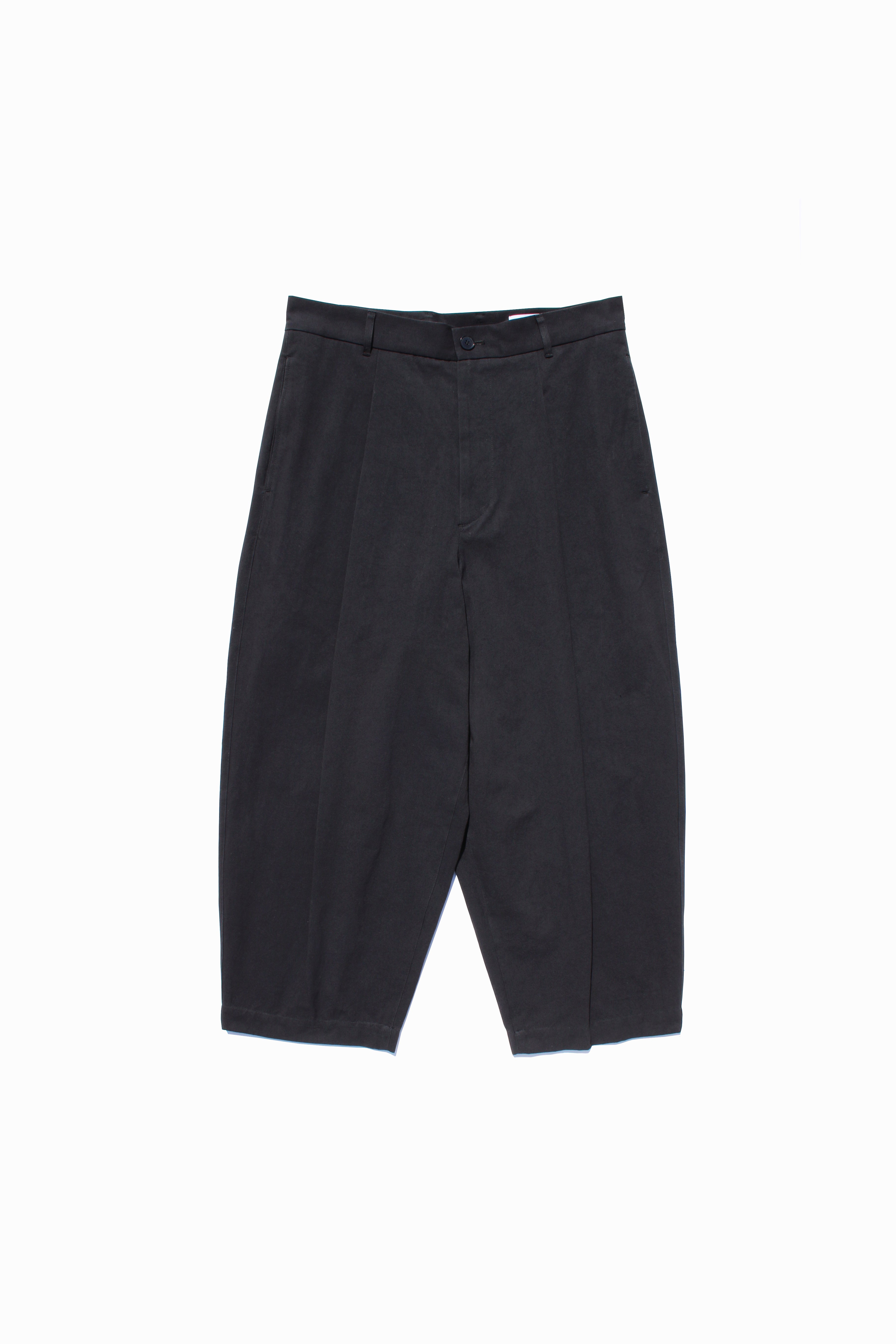 VOAAOV COTTON DYED WASHER HALF PANTS - BLACK – TOYASIDO