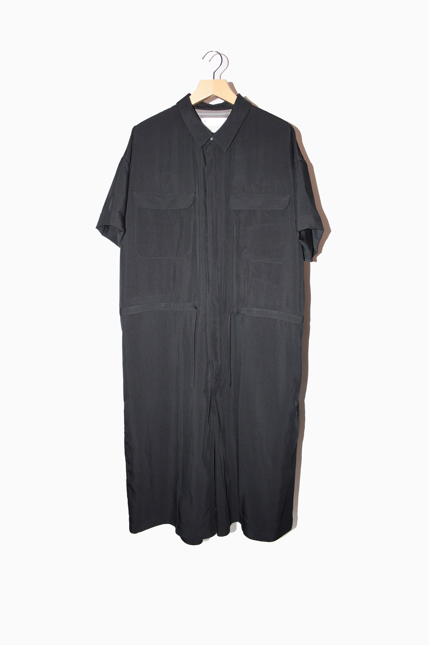 VOAAOV SOFT DRAPE MODAL ALL IN ONE - BLACK