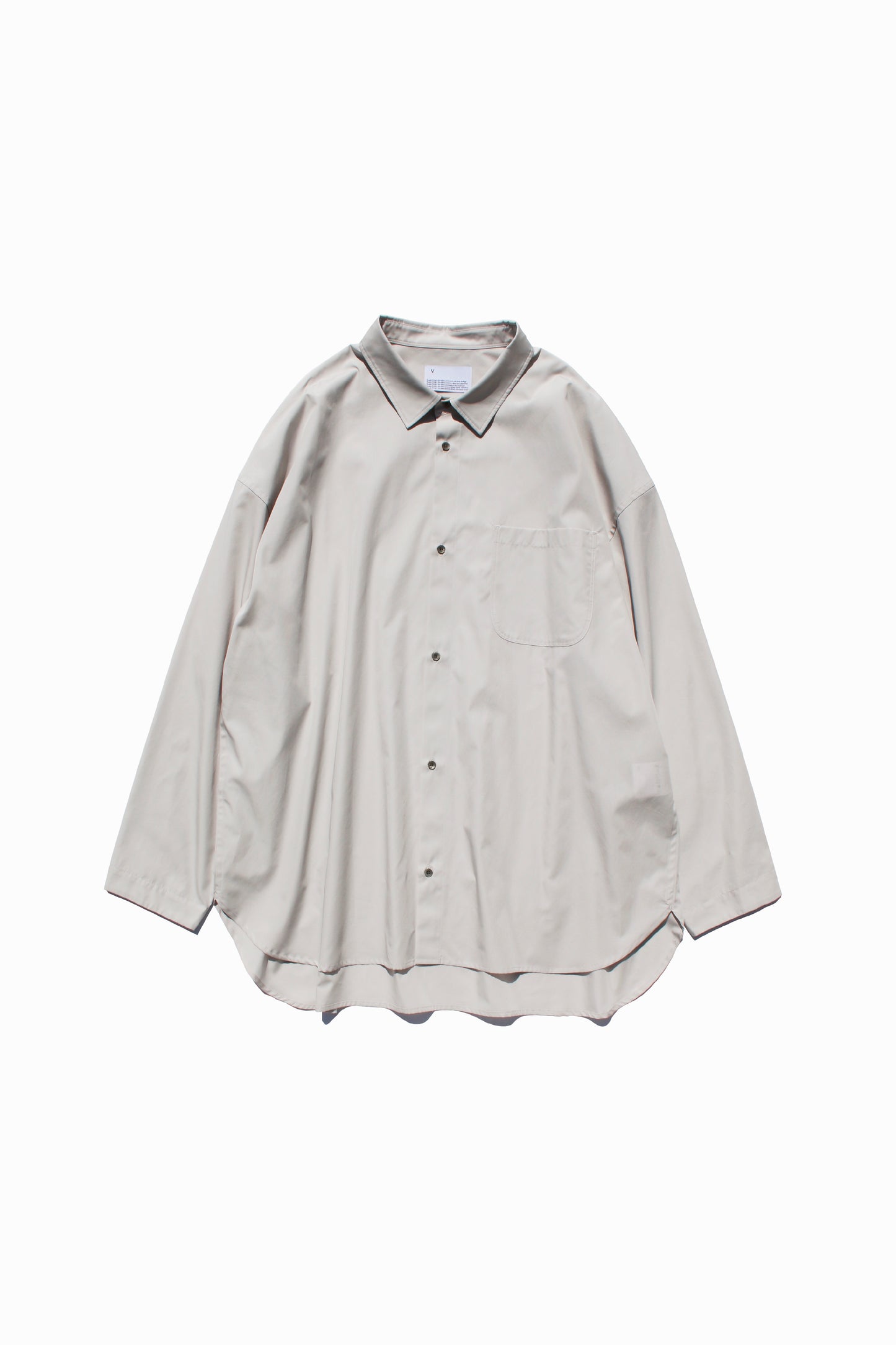 VOAAOV XXXXL SHIRT - IVORY
