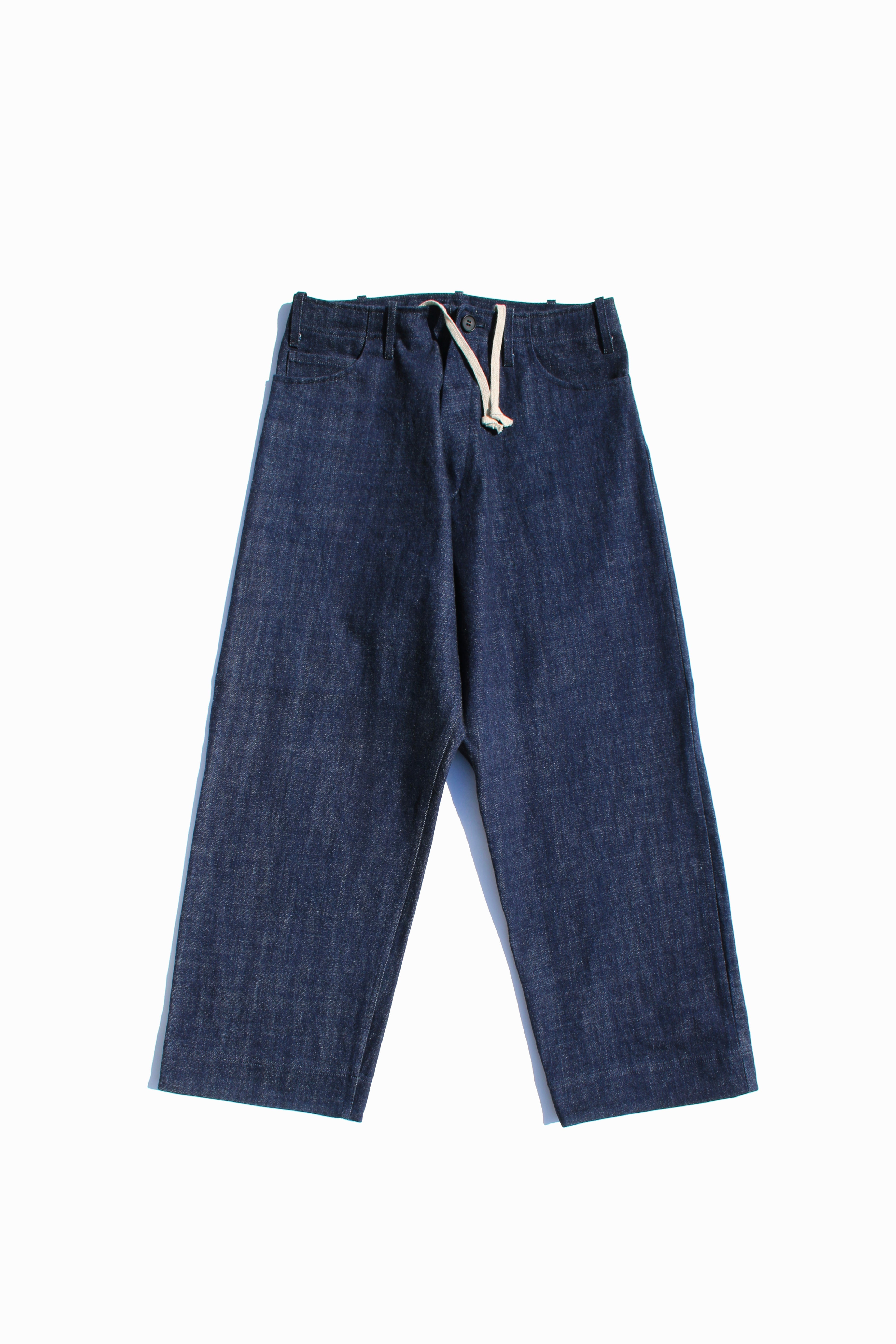 O PROJECT SELVEDGE DENIM TROUSERS - INDIGO