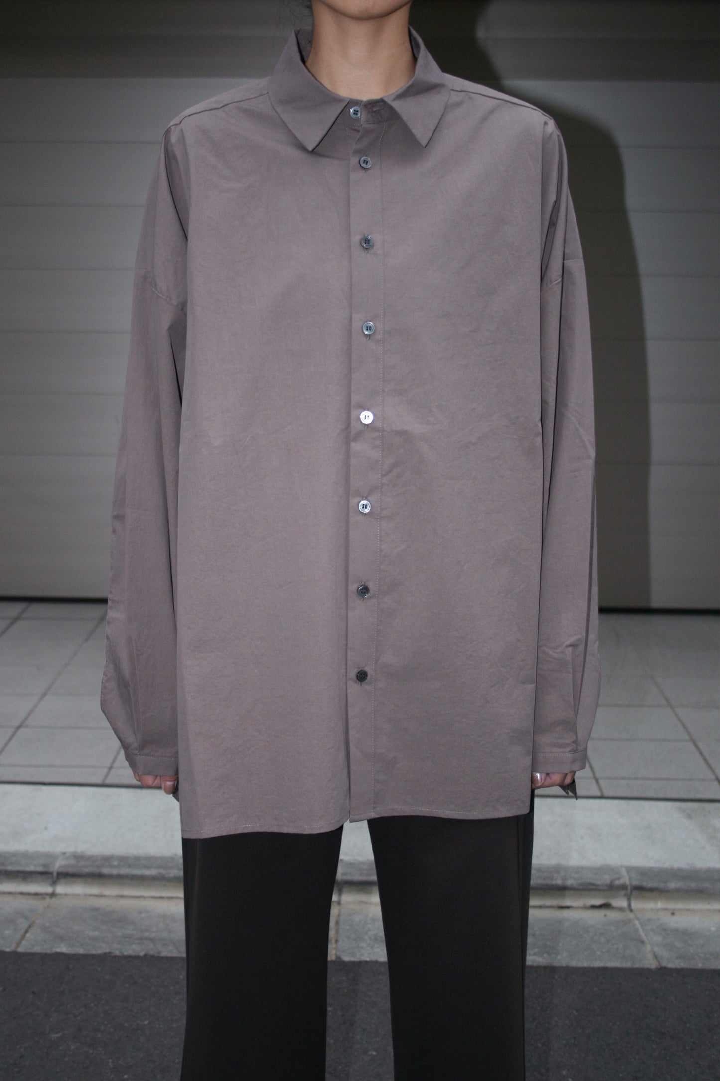BASISBROEK HIGH DENSITY COTTON ROY SHIRT - TITAN