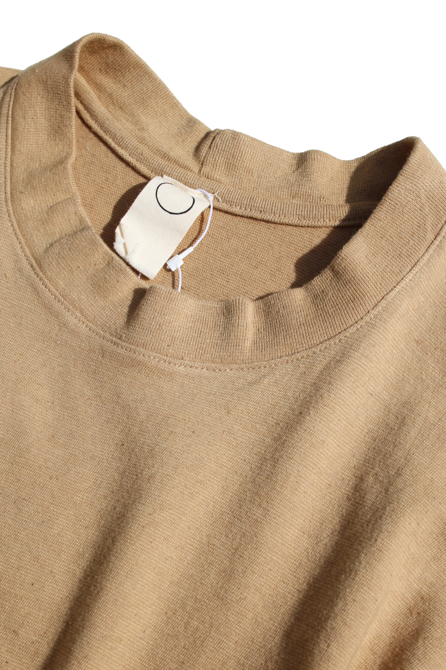 O PROJECT COTTON HEMP JERSEY SS TEE - YELLOW BEIGE