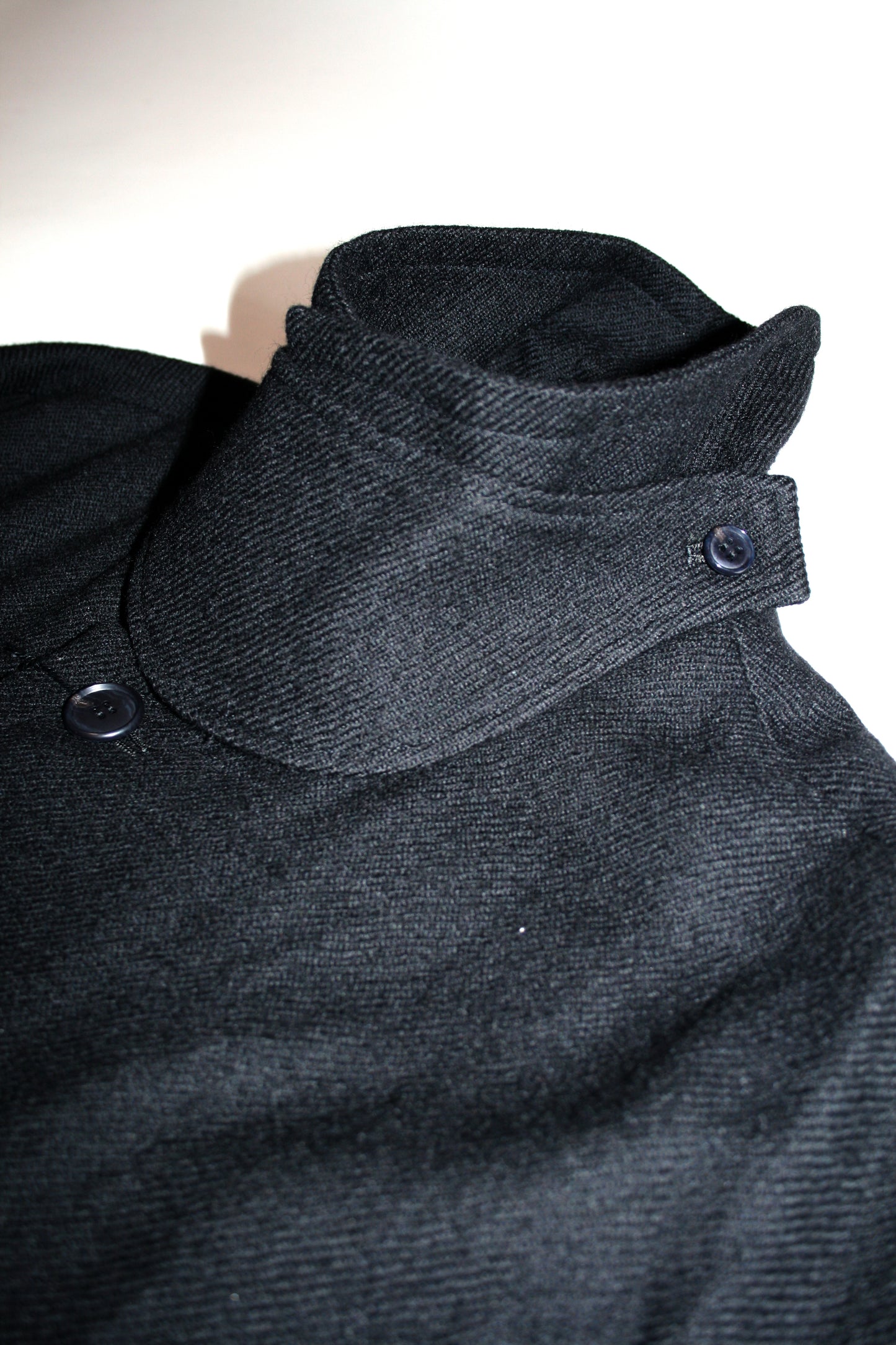 VOAAOV SOFT WOOL TWILL LONG COAT