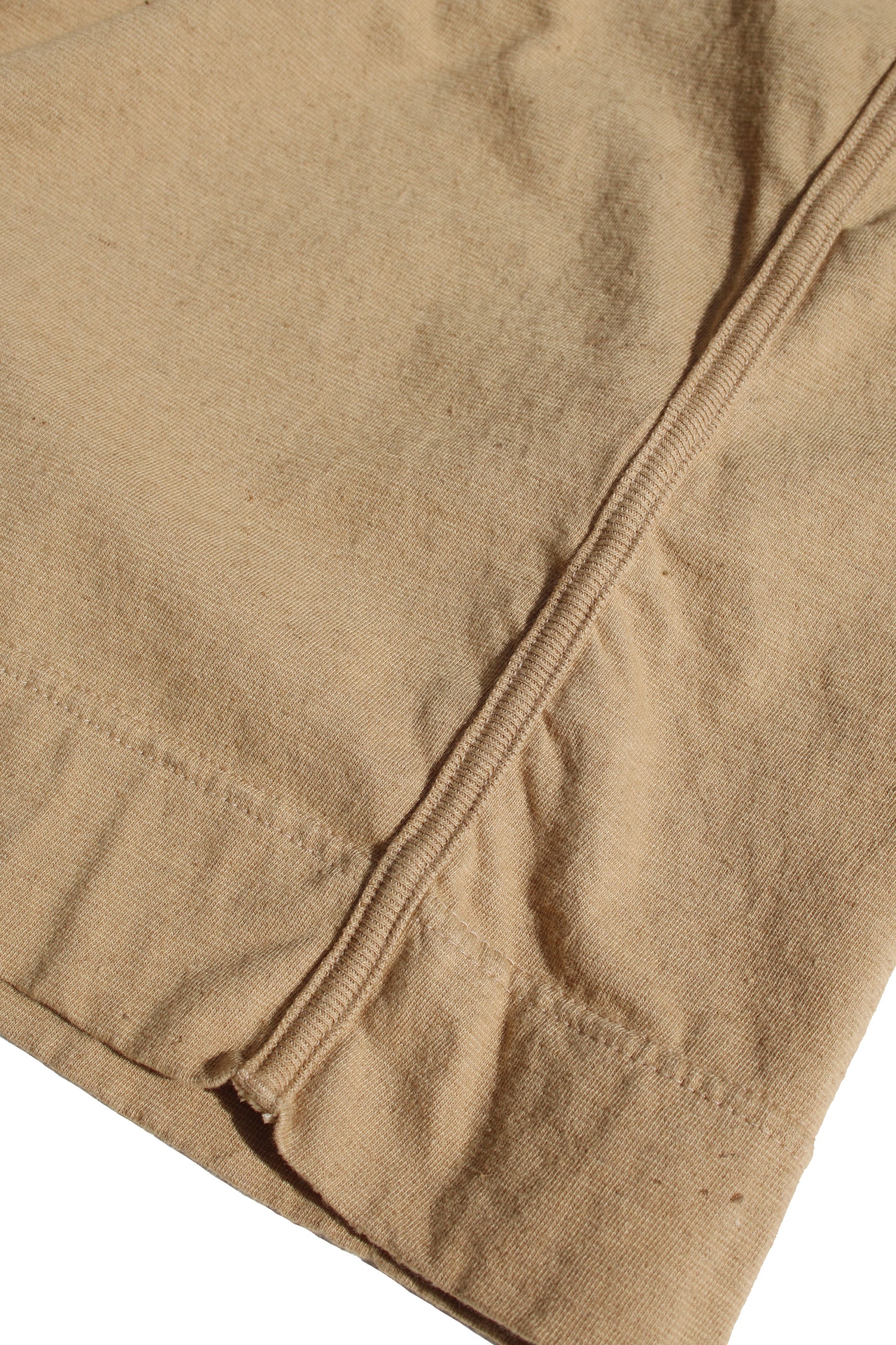 O PROJECT COTTON HEMP JERSEY SS TEE - YELLOW BEIGE