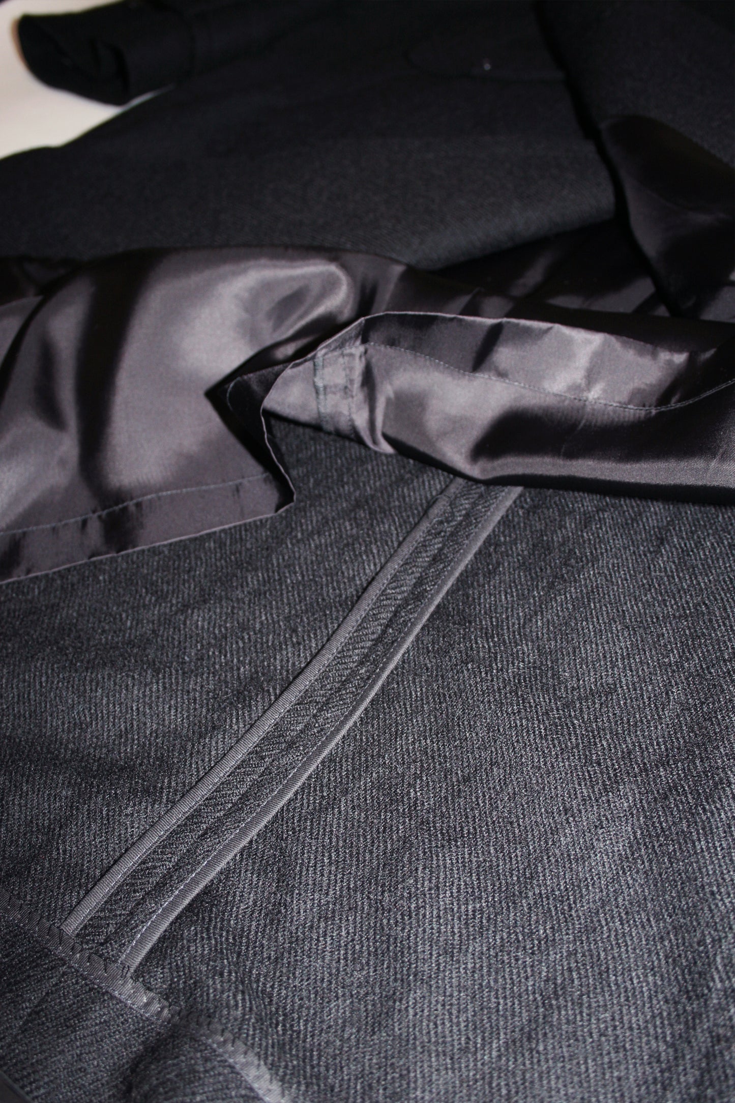 VOAAOV SOFT WOOL TWILL LONG COAT