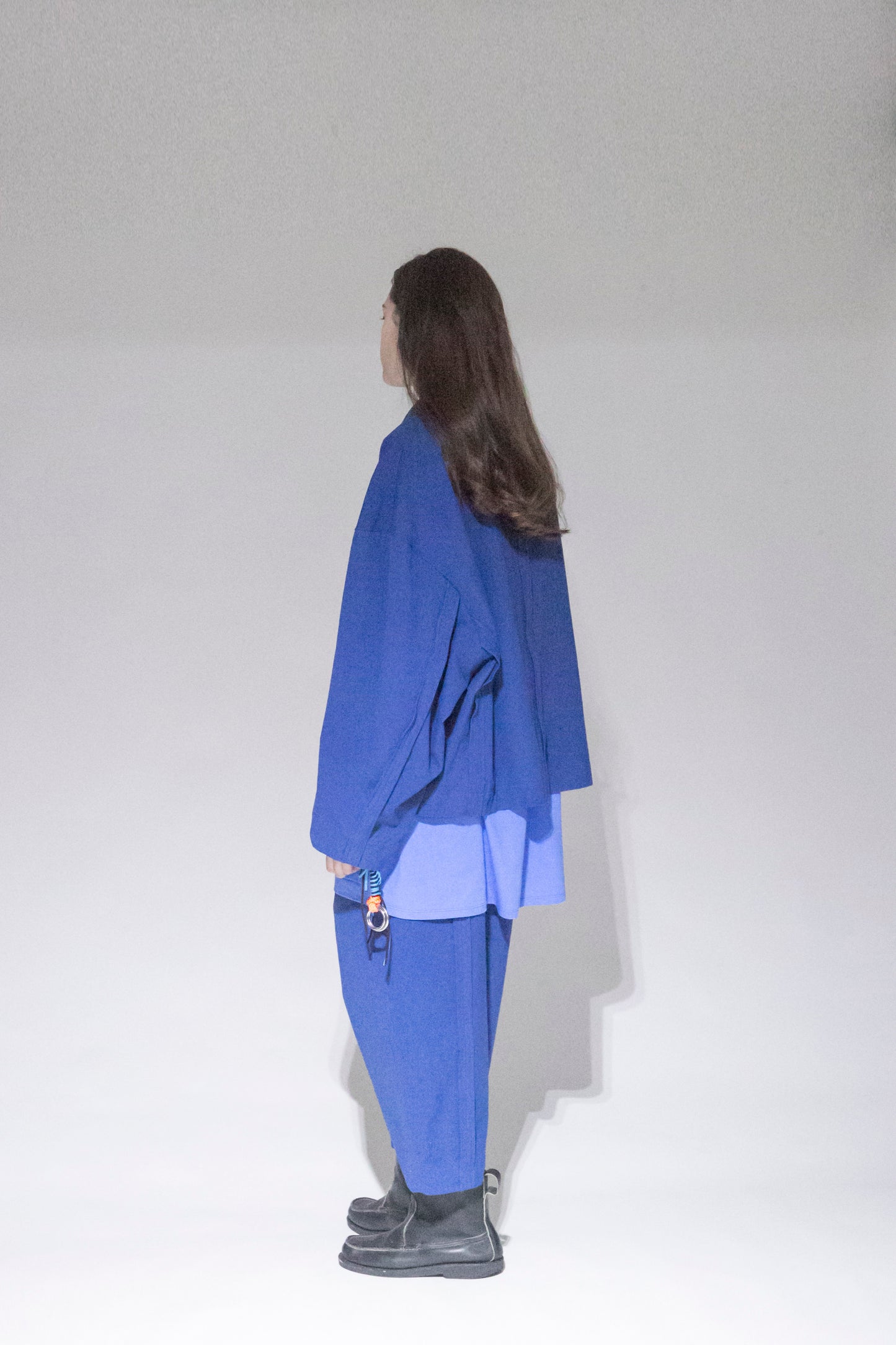 VOAAOV COTTON DYED WASHER WORK BLOUSON