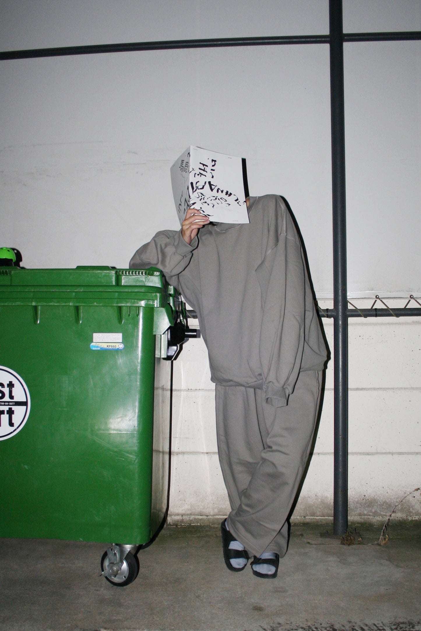 21AW, WM05-SW212051, MY BEAUTIFUL LANDLET TUMBLER BRUSHED BACK SWEATER, Grey, TOYASIDO, Tokyo, 通販.
