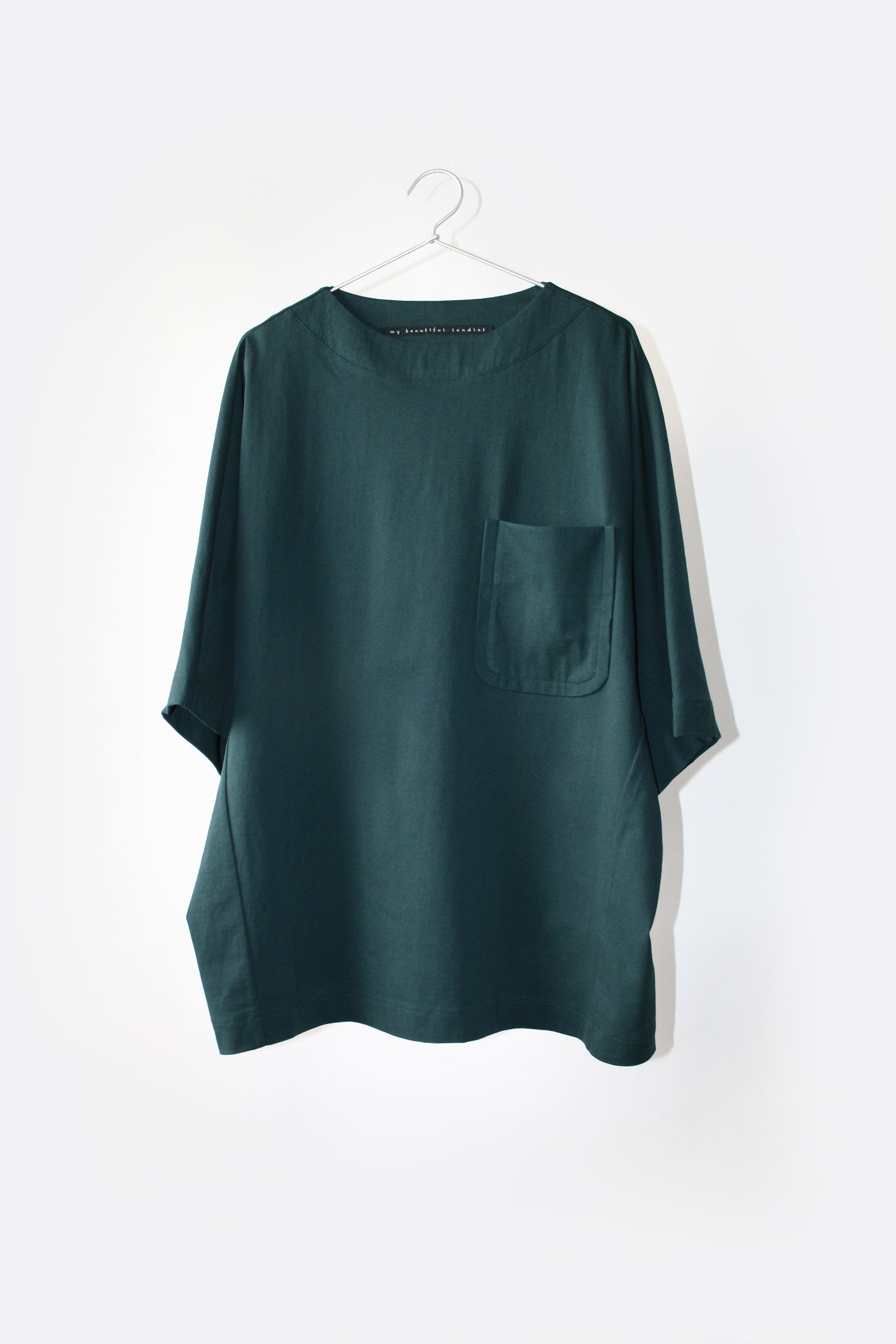 MY BEAUTIFUL LANDLET OPEN END JERSEY S/S TEE- GREEN