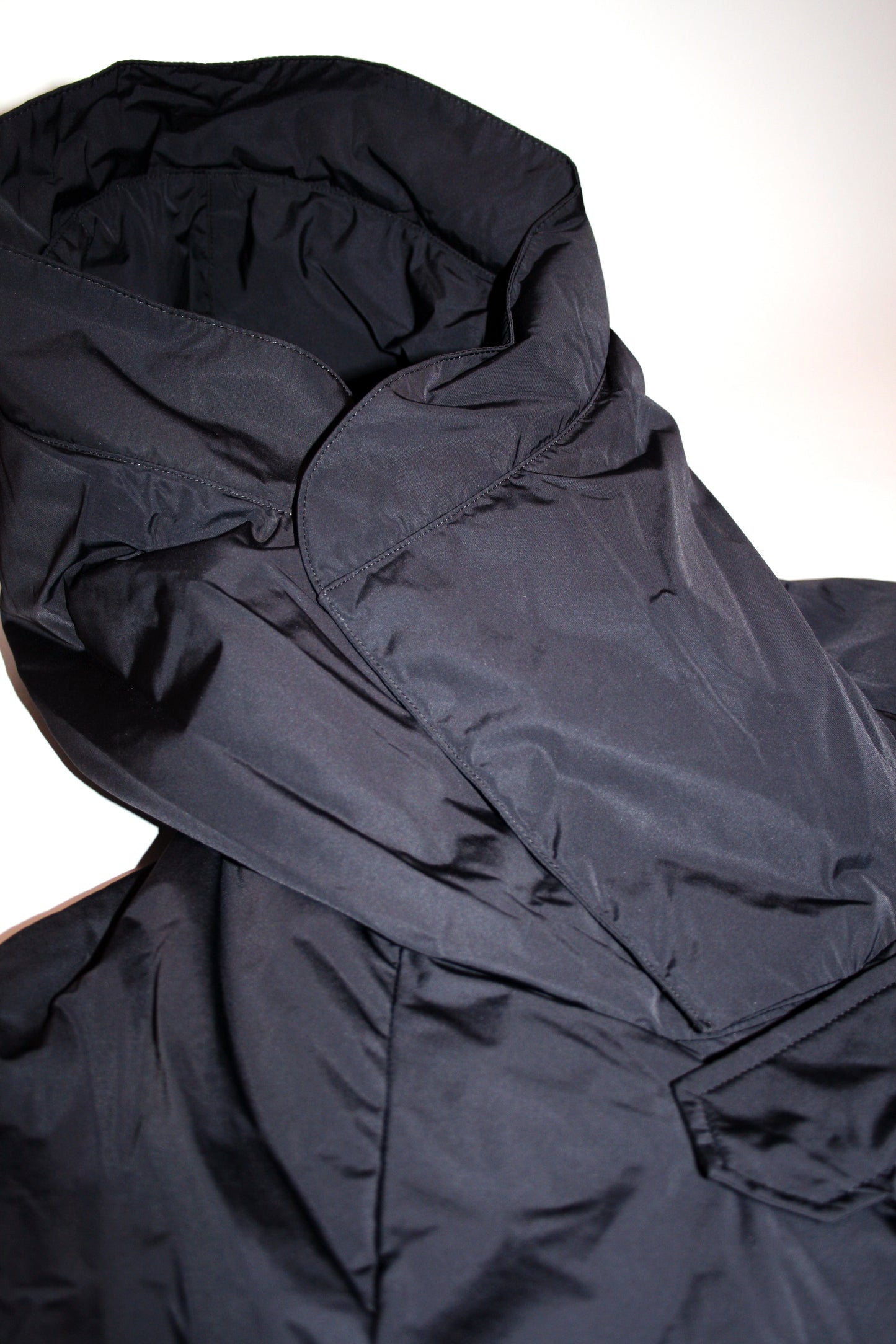 VOAAOV NYLON HIGH DENSITY CLOTH DOWN COAT