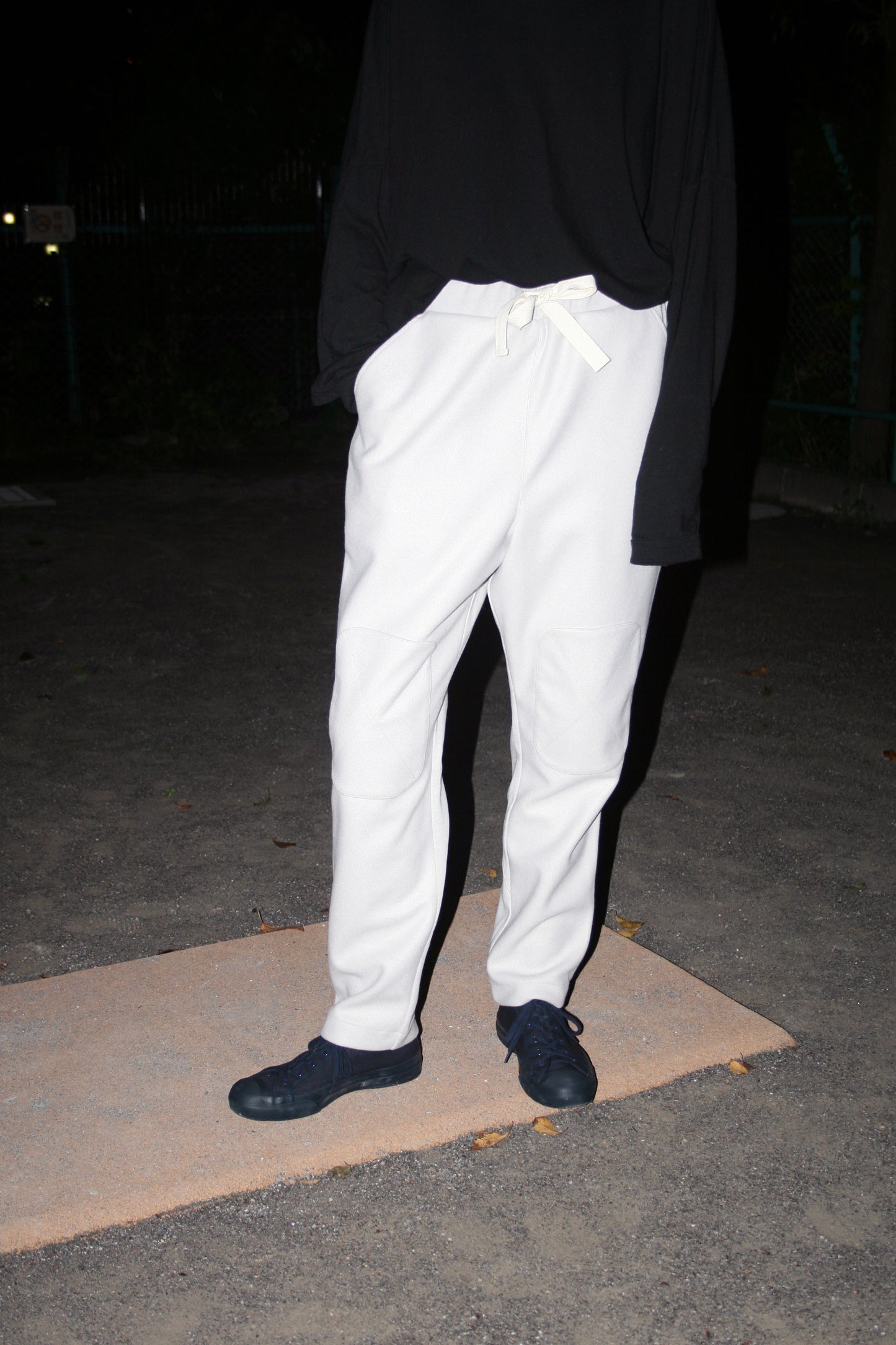 VOAAOV HYBRID RELUX JERJEY PANTS - LIGHT GRAY