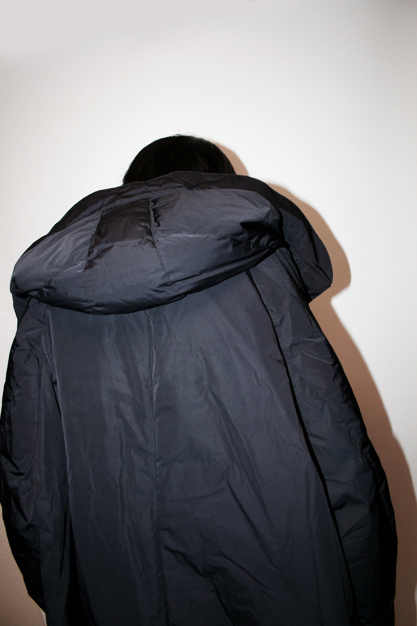 VOAAOV NYLON HIGH DENSITY CLOTH DOWN COAT