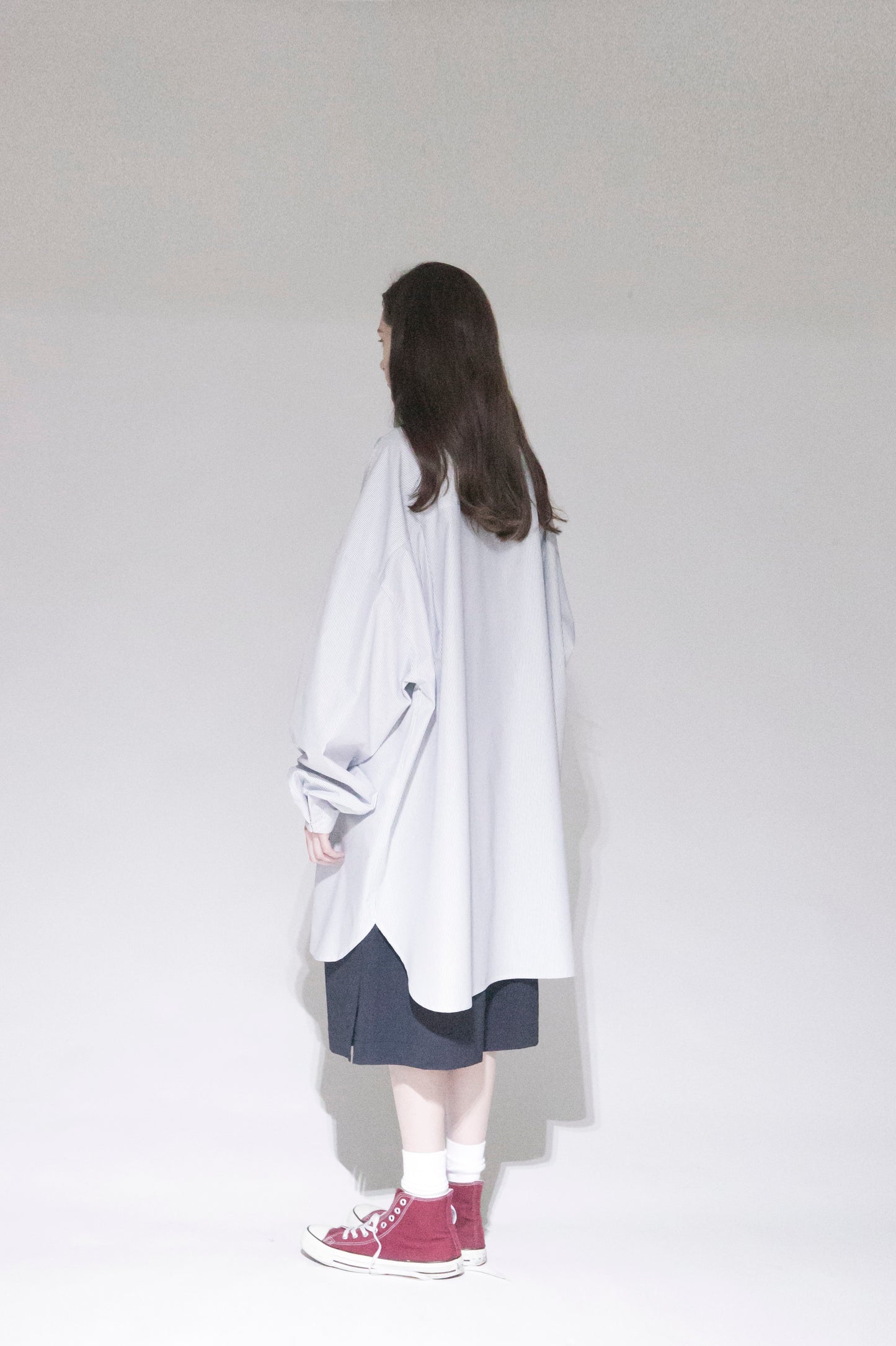 VOAAOV XXXXL SHIRT - WHITE STRIPE