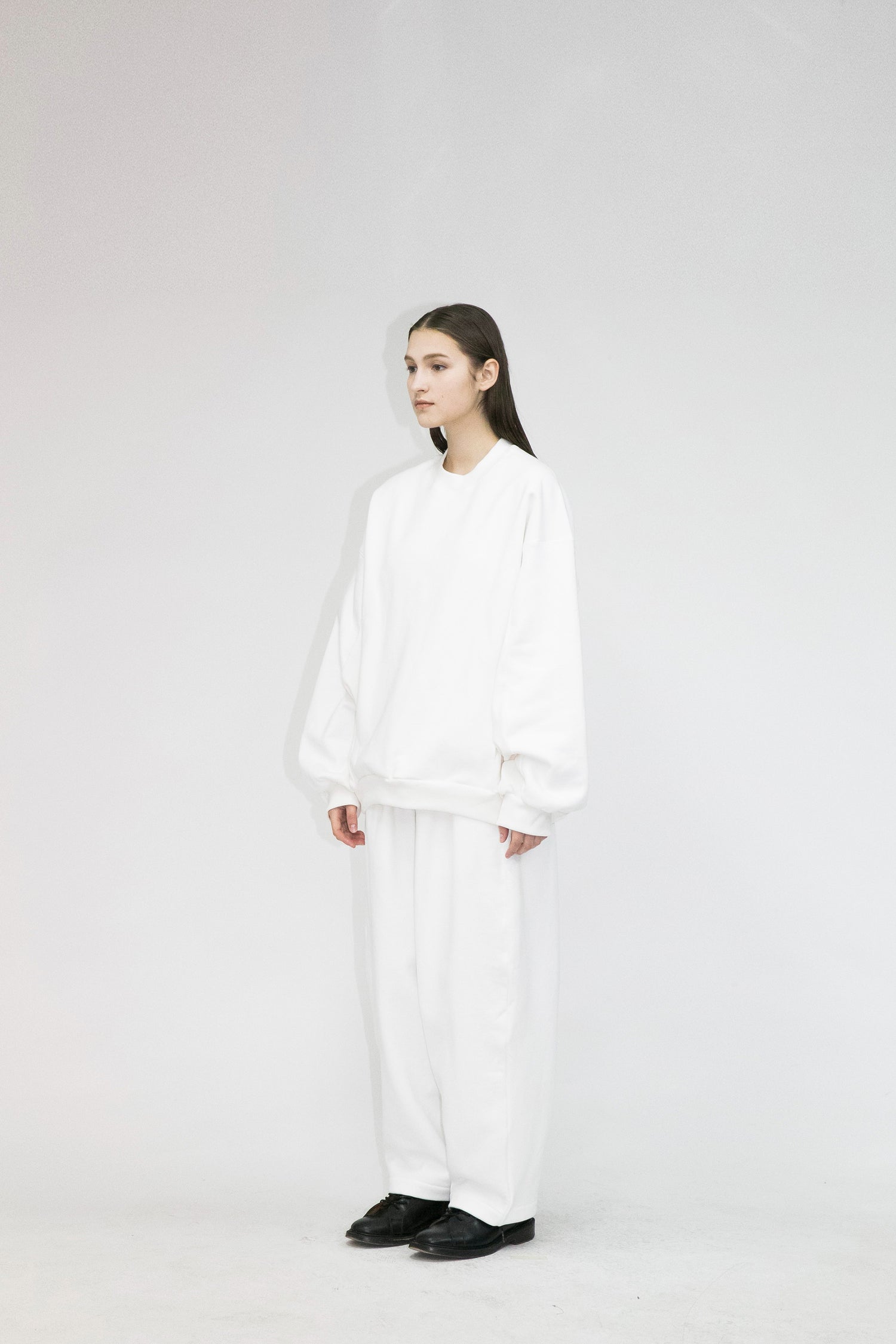 21AW, WM05-SW212051, MY BEAUTIFUL LANDLET TUMBLER BRUSHED BACK SWEATER, Off White, TOYASIDO, Tokyo, 通販.