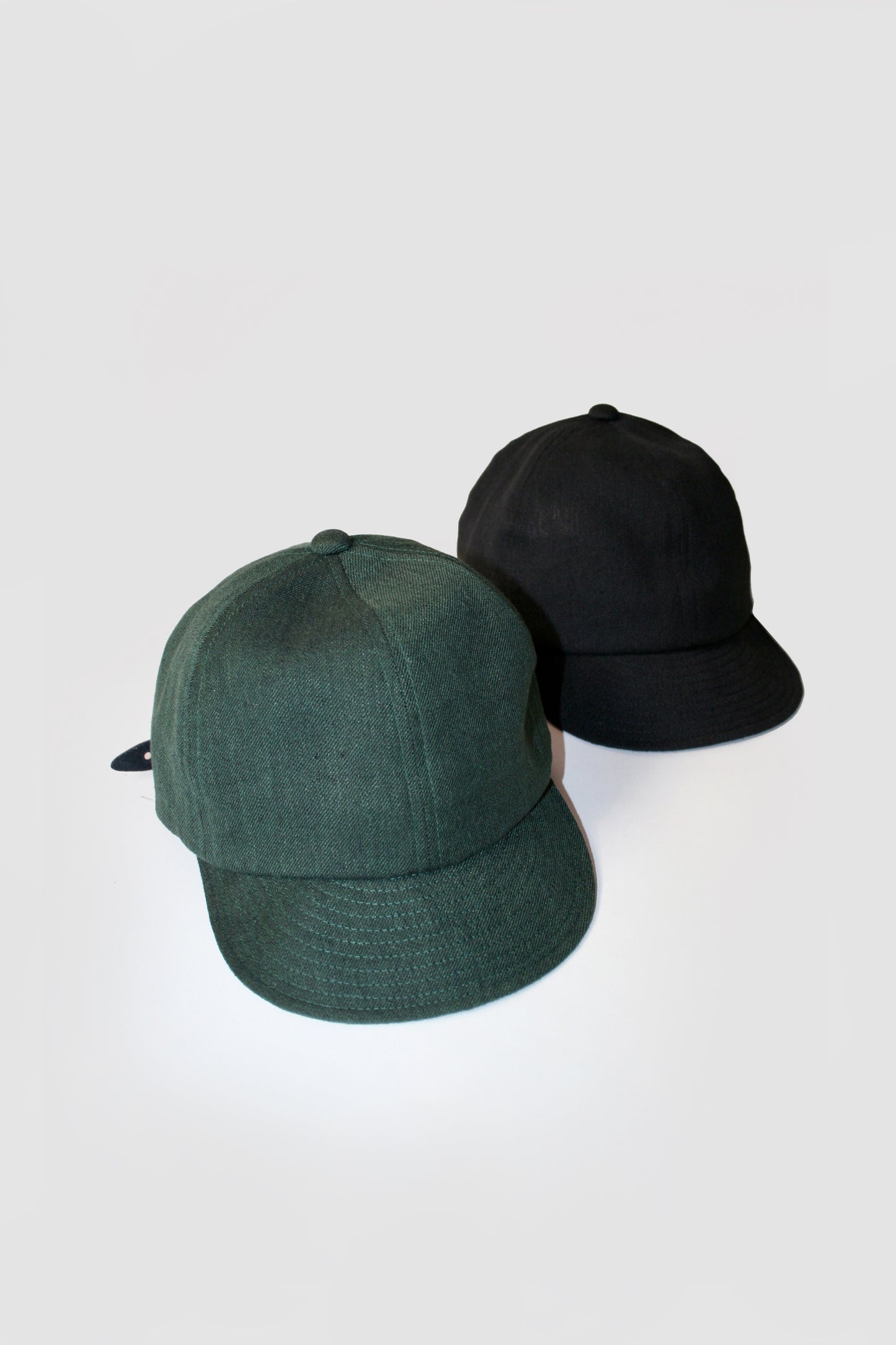MY BEAUTIFUL LANDLET BISHU JAPAN LINEN CAP - GREEN / BLACK