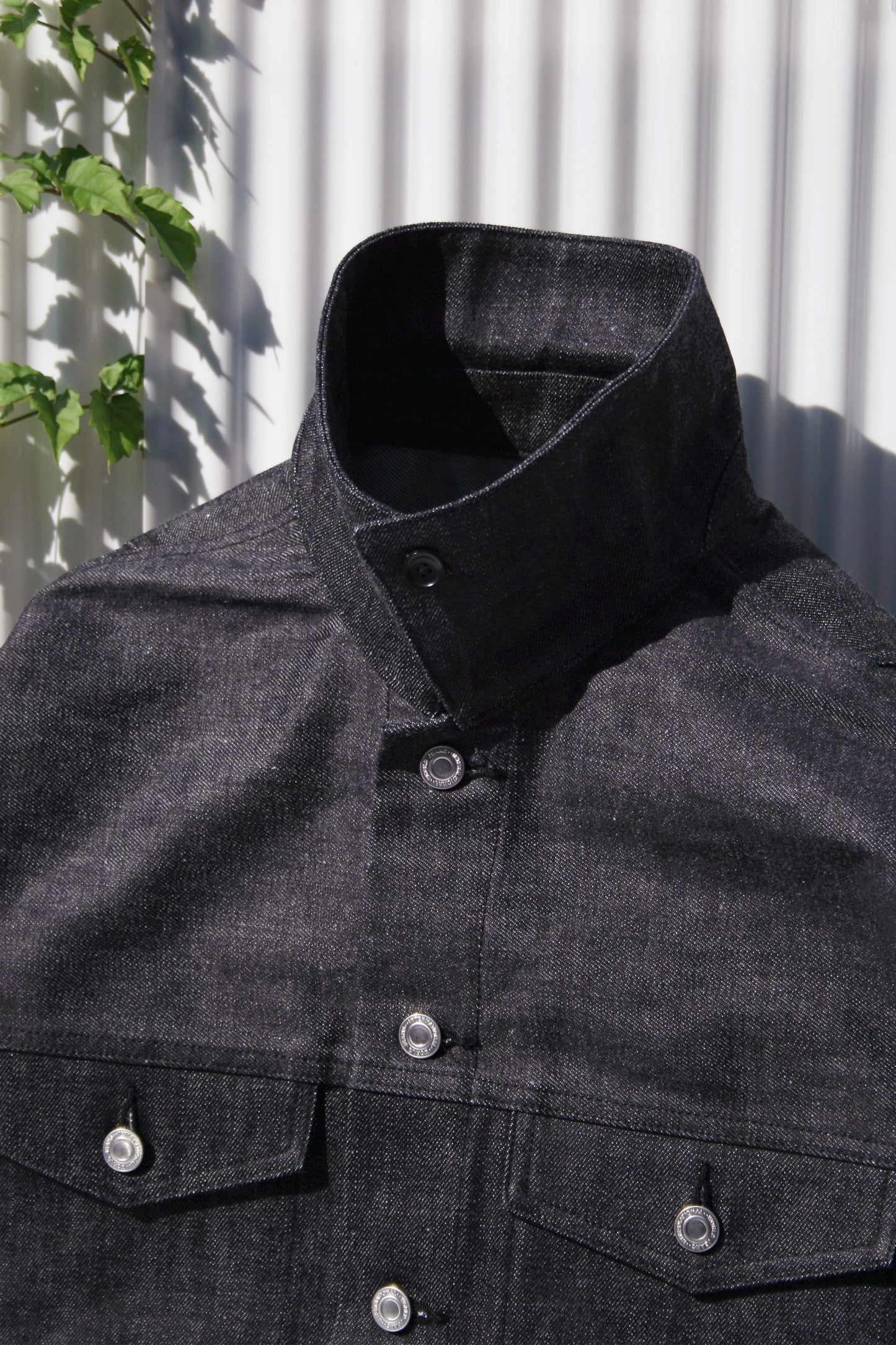 VOAAOV OVERSIZED DENIM JACKET - INDIGO