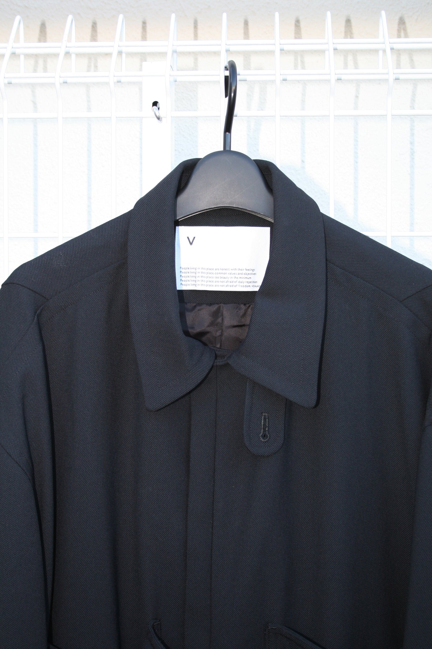 21AW, VOBZ-G41, VOAAOV VINTAGE WOOL WIDE BLOUSON, BLACK, VOAAOV, VOAAOV通販, ヴォアーブ, Tokyo, Made in Japan, TOYASIDO.