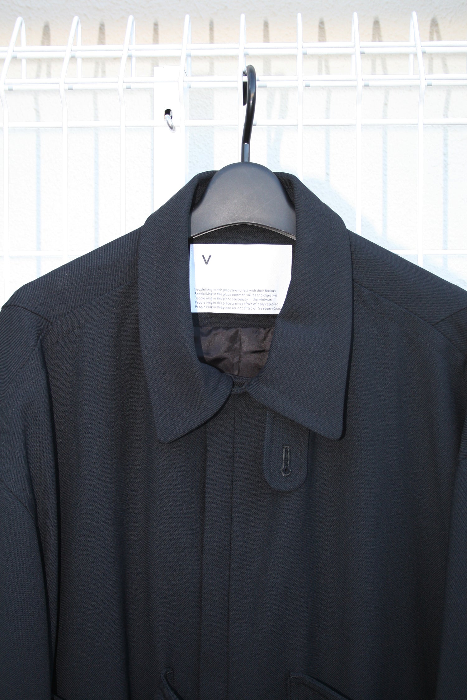 21AW, VOBZ-G41, VOAAOV VINTAGE WOOL WIDE BLOUSON, BLACK, VOAAOV, VOAAOV通販, ヴォアーブ, Tokyo, Made in Japan, TOYASIDO.