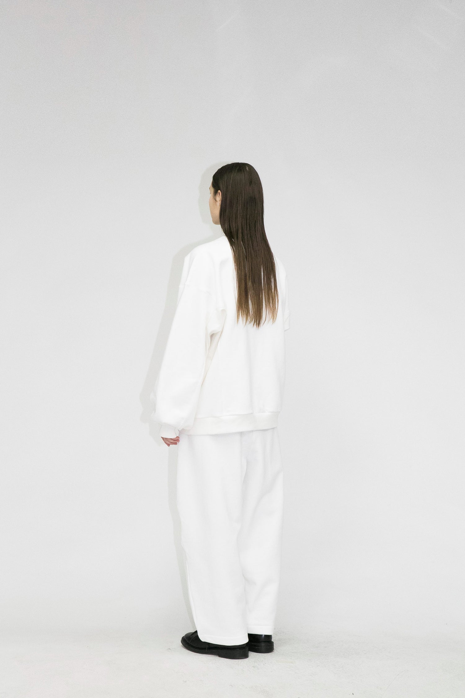 21AW, WM05-SW212051, MY BEAUTIFUL LANDLET TUMBLER BRUSHED BACK SWEATER, Off White, TOYASIDO, Tokyo, 通販.