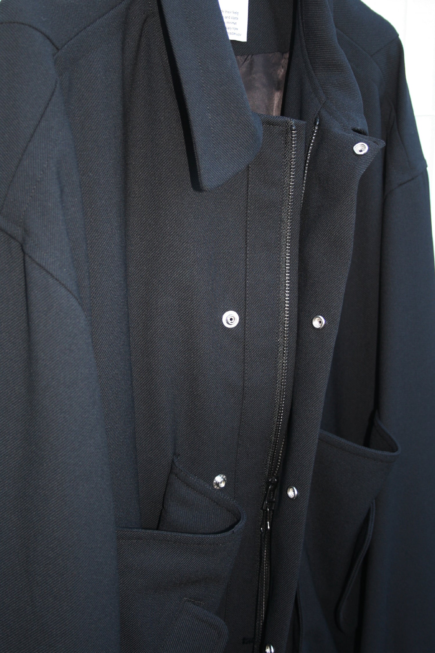 21AW, VOBZ-G41, VOAAOV VINTAGE WOOL WIDE BLOUSON, BLACK, VOAAOV, VOAAOV通販, ヴォアーブ, Tokyo, Made in Japan, TOYASIDO.