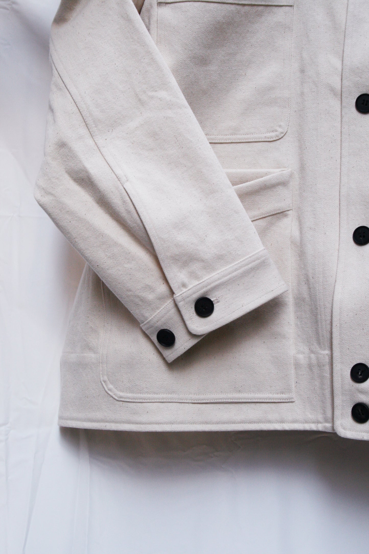 O PROJECT ORGANIC SELVEDGE DENIM WORKWEAR JACKET - KINARI