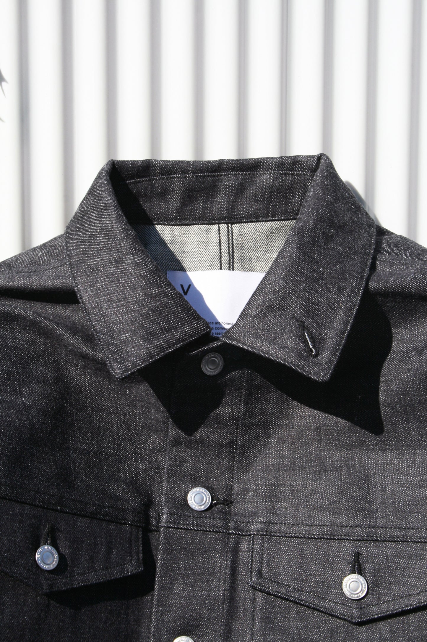 VOAAOV OVERSIZED DENIM JACKET - INDIGO