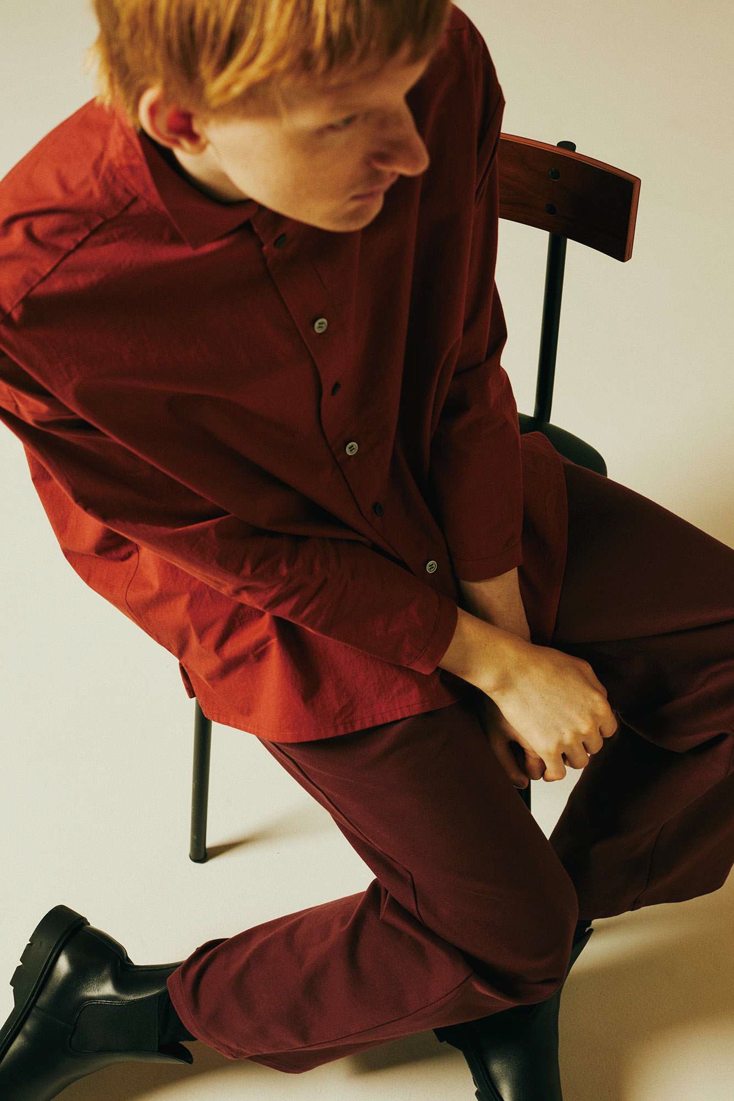BASISBROEK HIGH DENSITY COTTON ROY SHIRT - HARISSA
