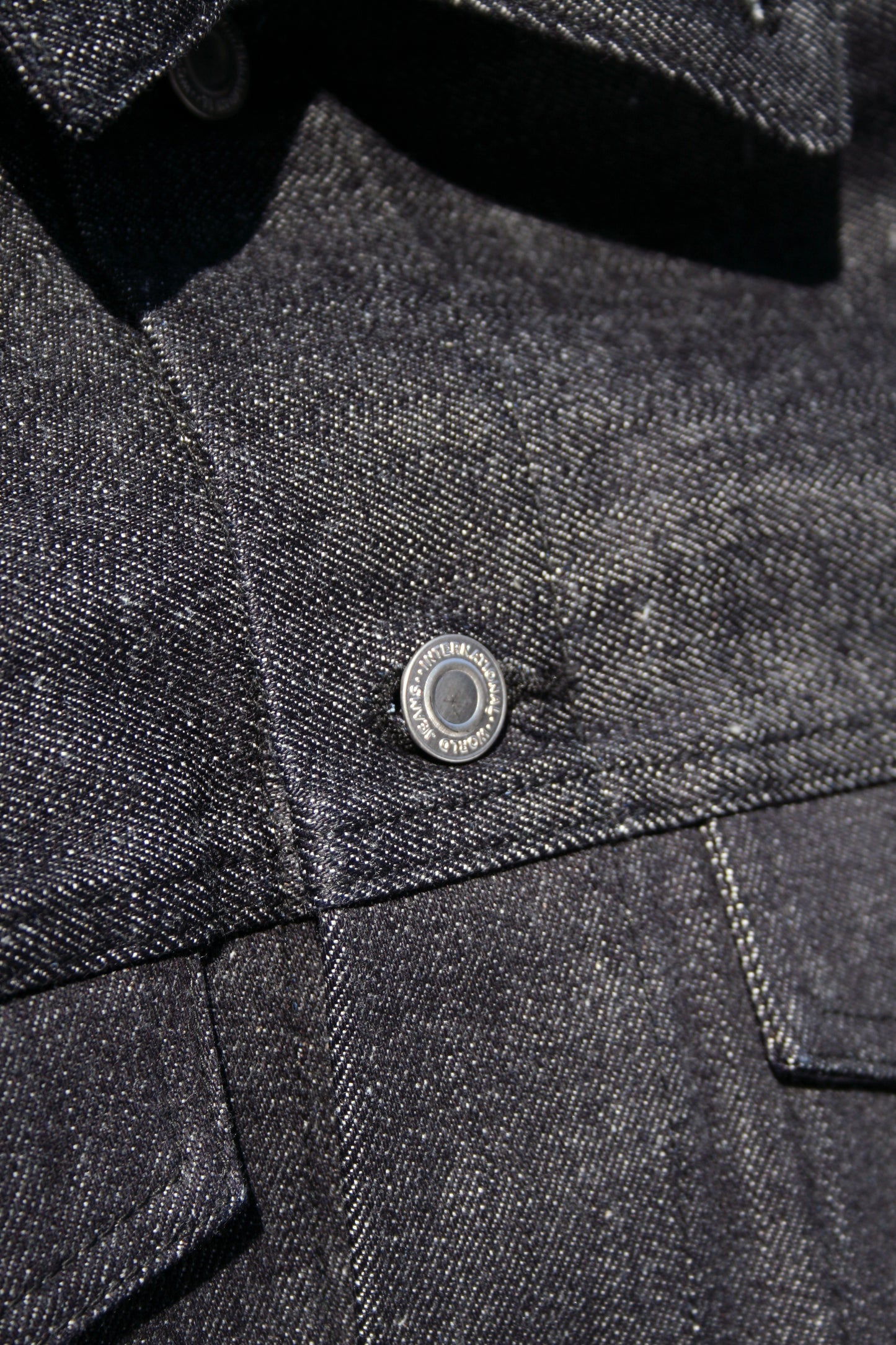 VOAAOV OVERSIZED DENIM JACKET - INDIGO