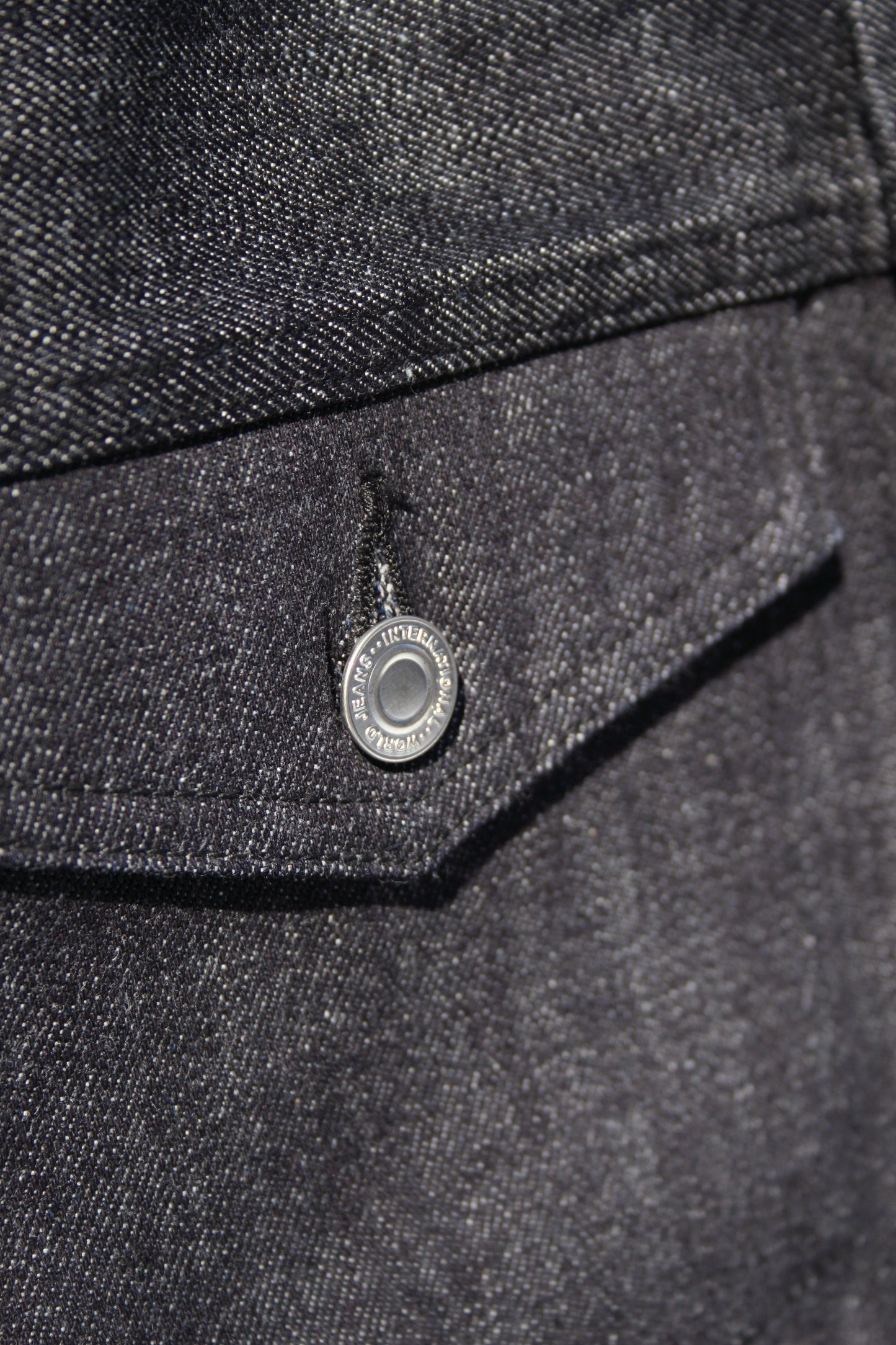 VOAAOV OVERSIZED DENIM JACKET - INDIGO