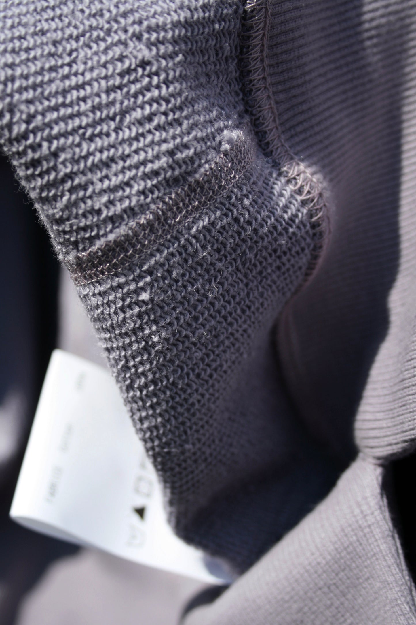 VOAAOV PILE KNITTING SWEAT SHIRT - PURPLE